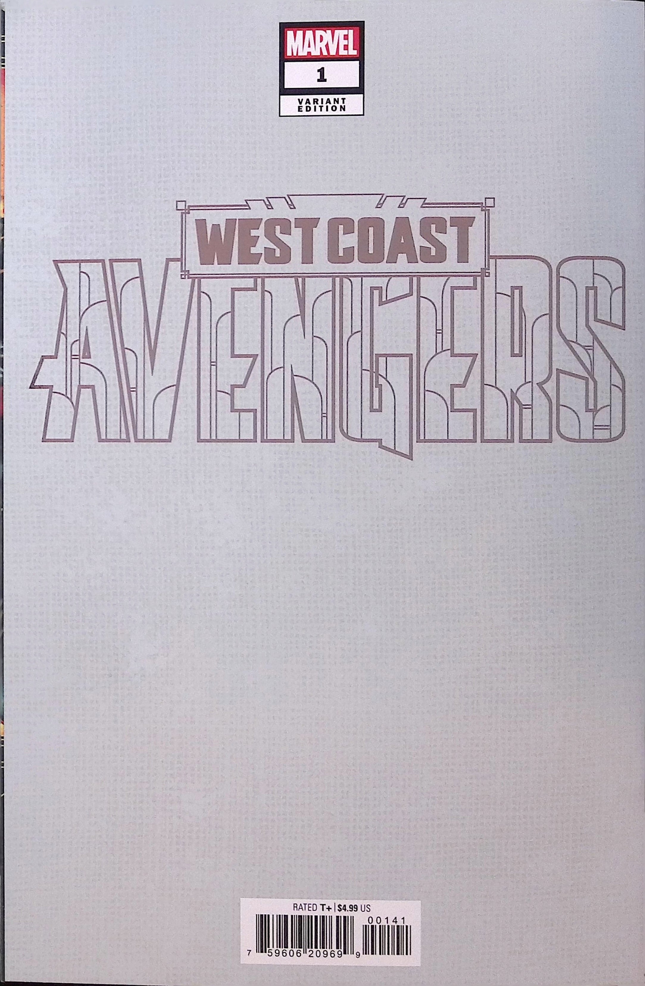 West Coast Avengers # 1 Hughes Foil Variant 2024 NM