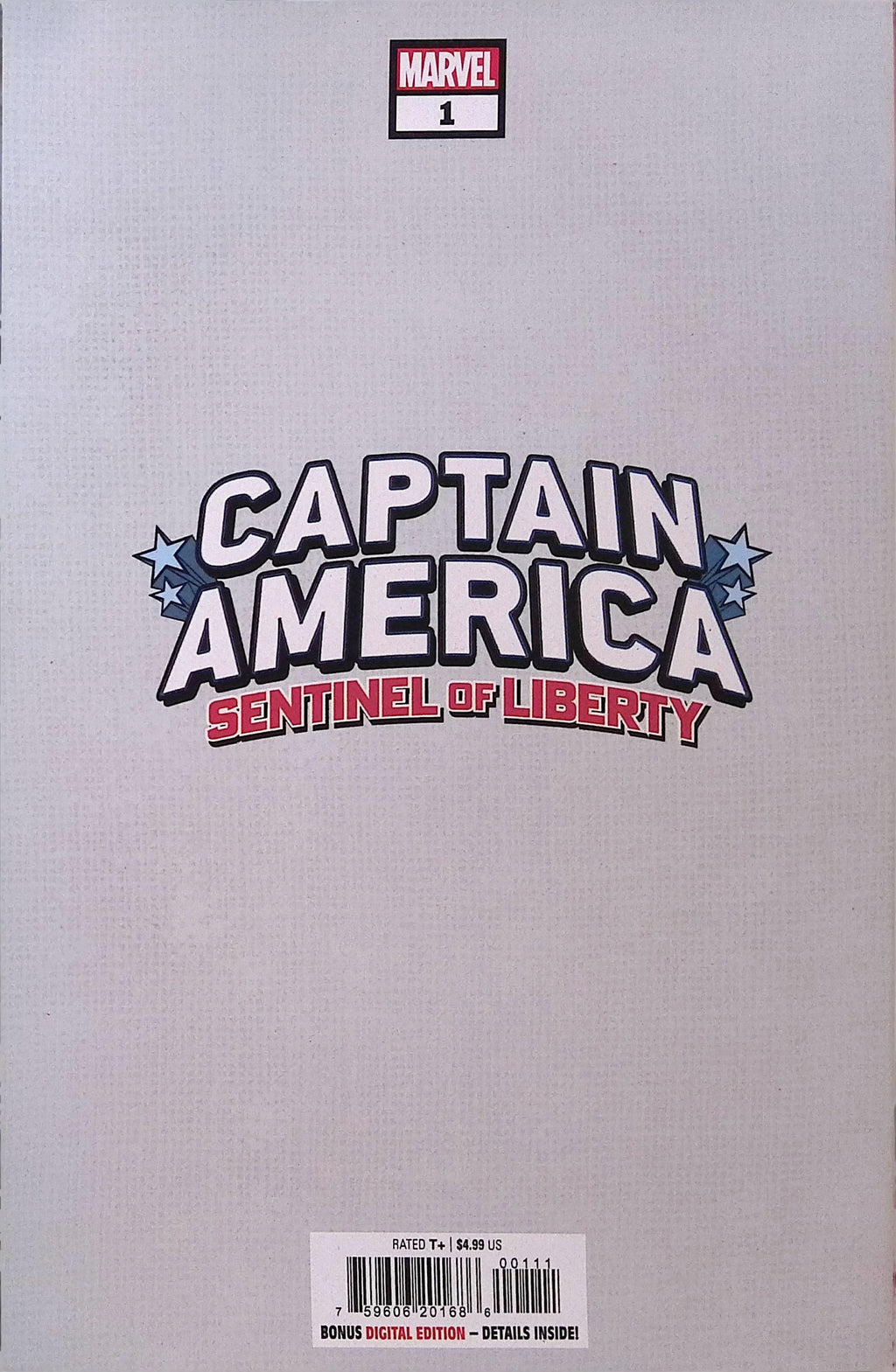 Captain America: Sentinel of Liberty # 1 2022 NM-