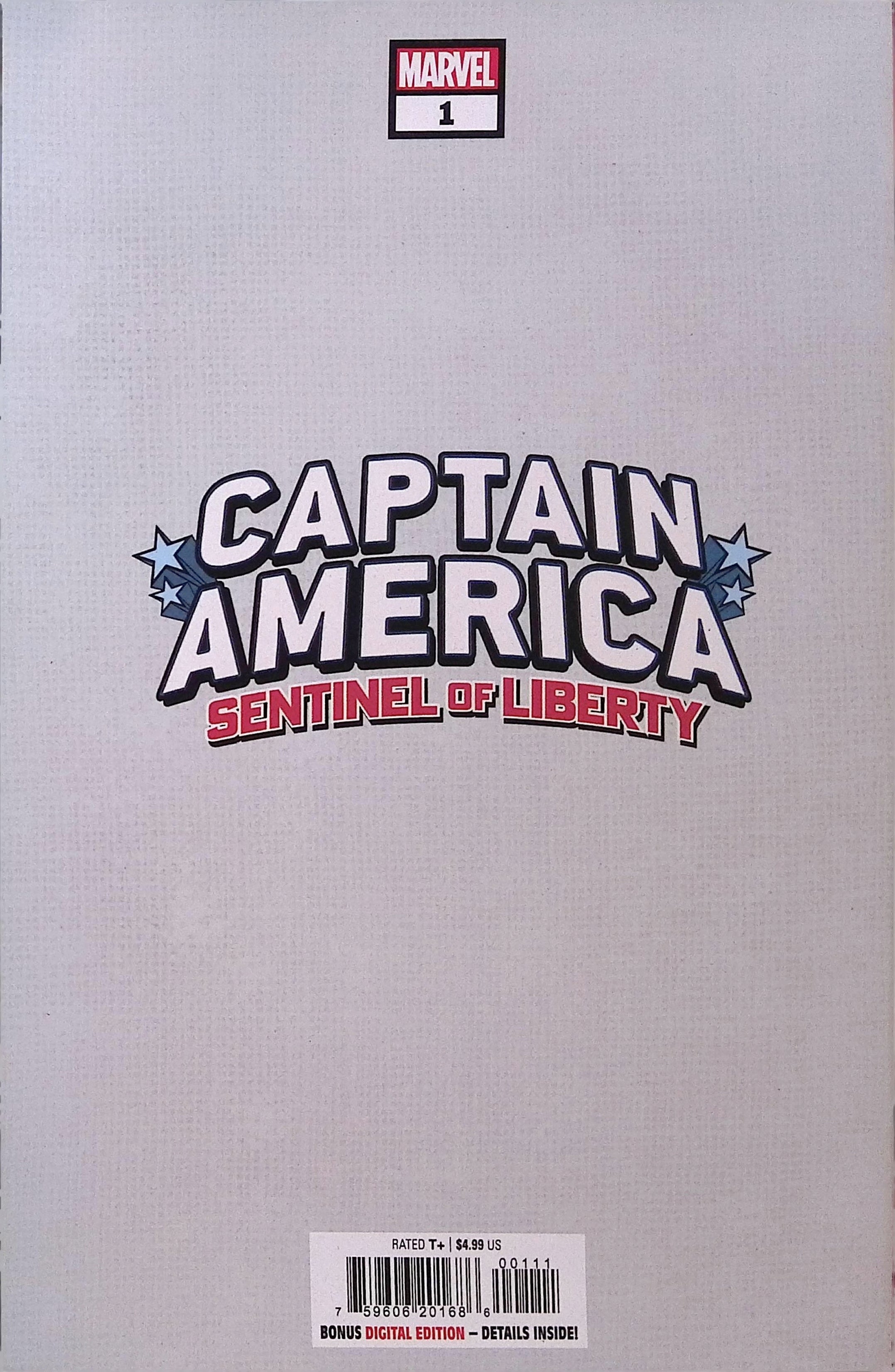 Captain America: Sentinel of Liberty # 1 2022 NM-