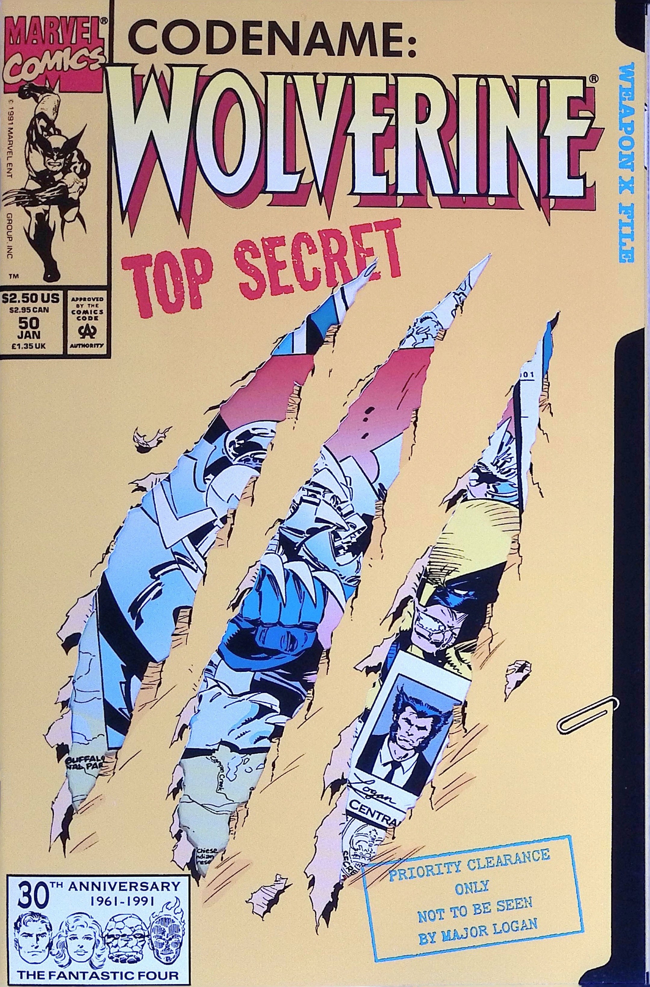 Wolverine # 50 1992 NM-