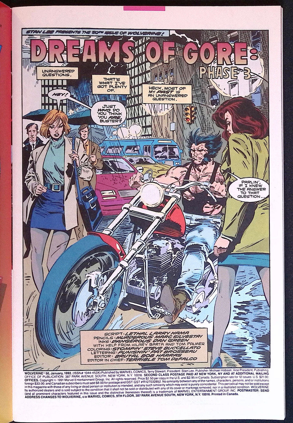 Wolverine # 50 1992 NM-