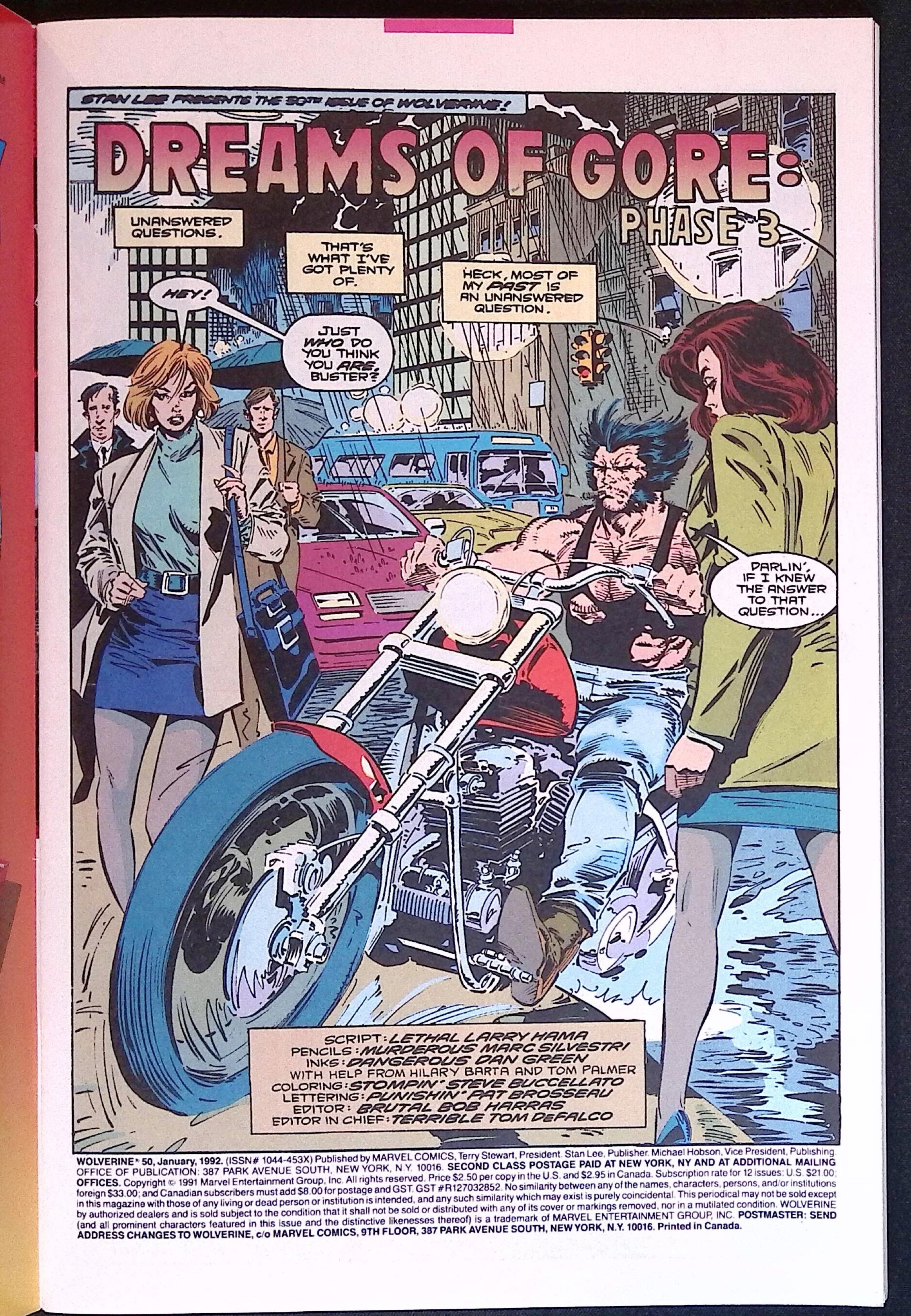 Wolverine # 50 1992 NM-