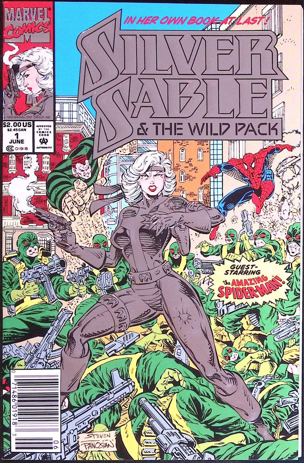 Silver Sable & The Wild Pack # 1 1992 VF/NM