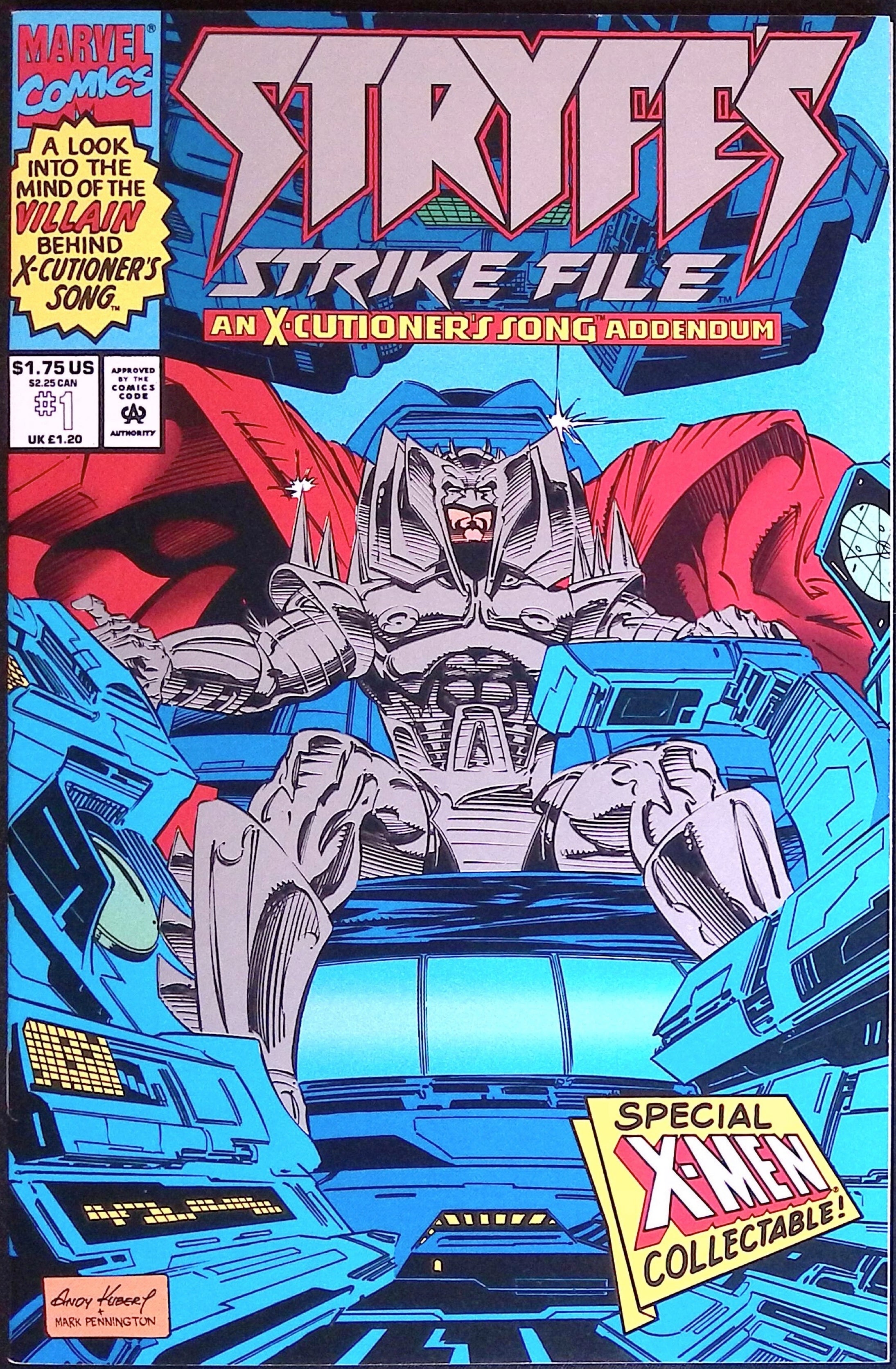 Stryfe's Strike File # 1 1992 VF/NM