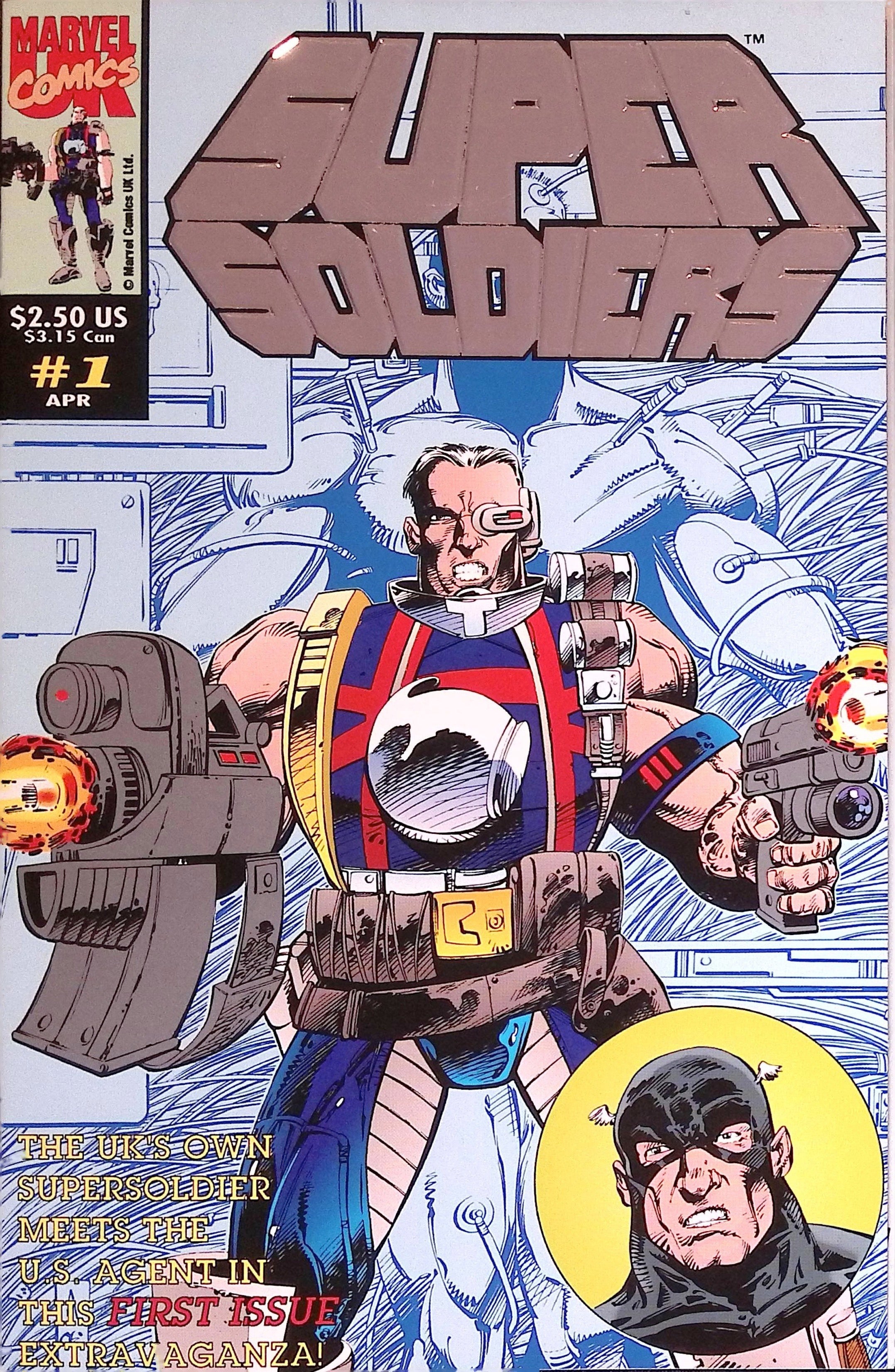 Marvel UK Super Soldiers # 1 1993 NM-