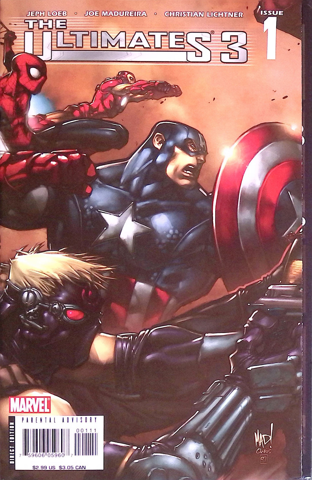 The Ultimates 3 # 1 2008 NM-