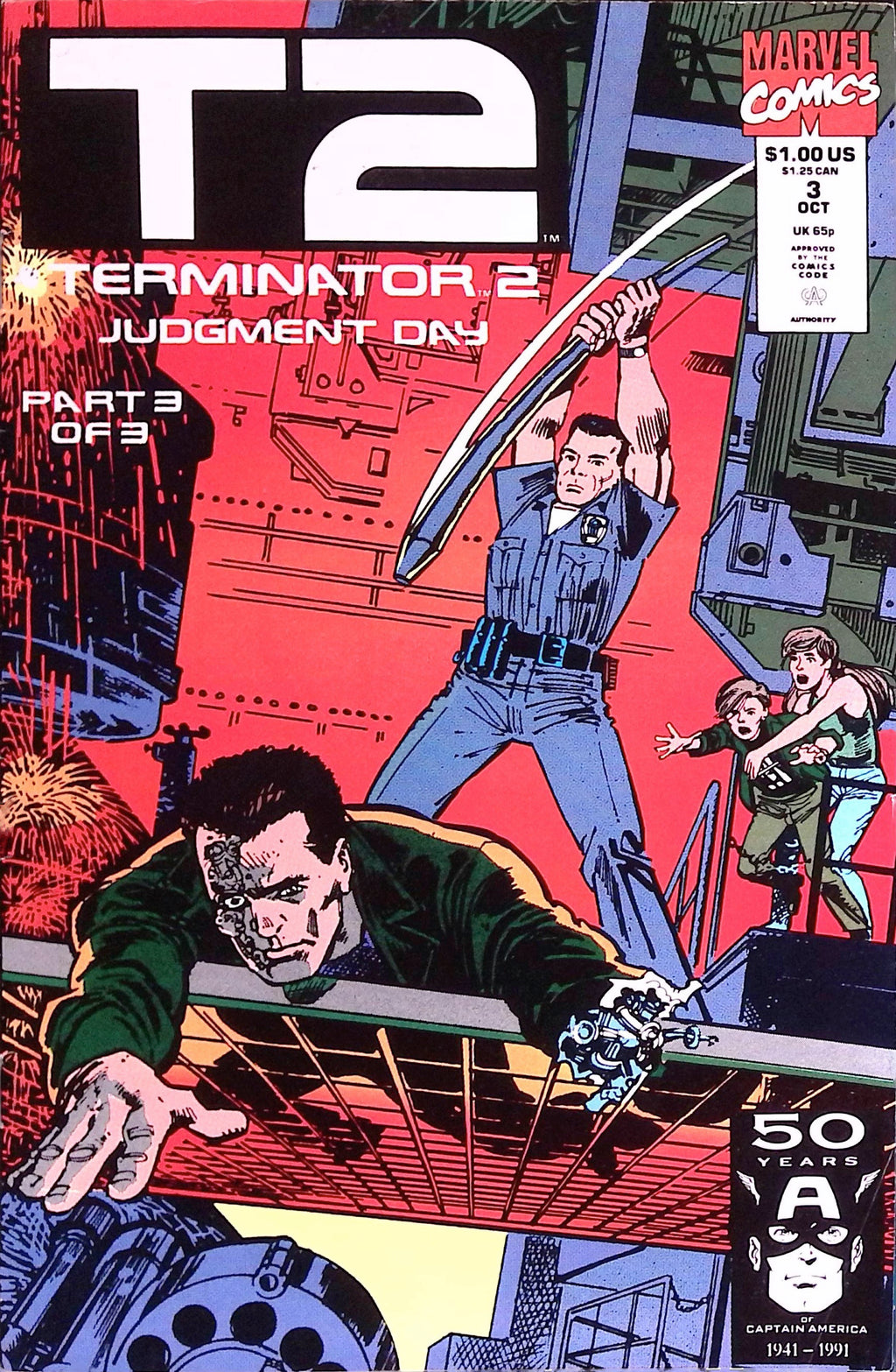 Terminator 2: Judgment Day # 3 1991 VF+