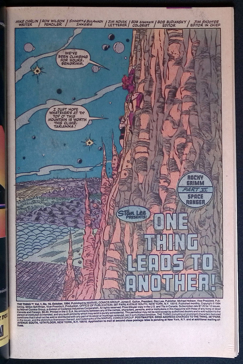The Thing # 16 1984 VF+