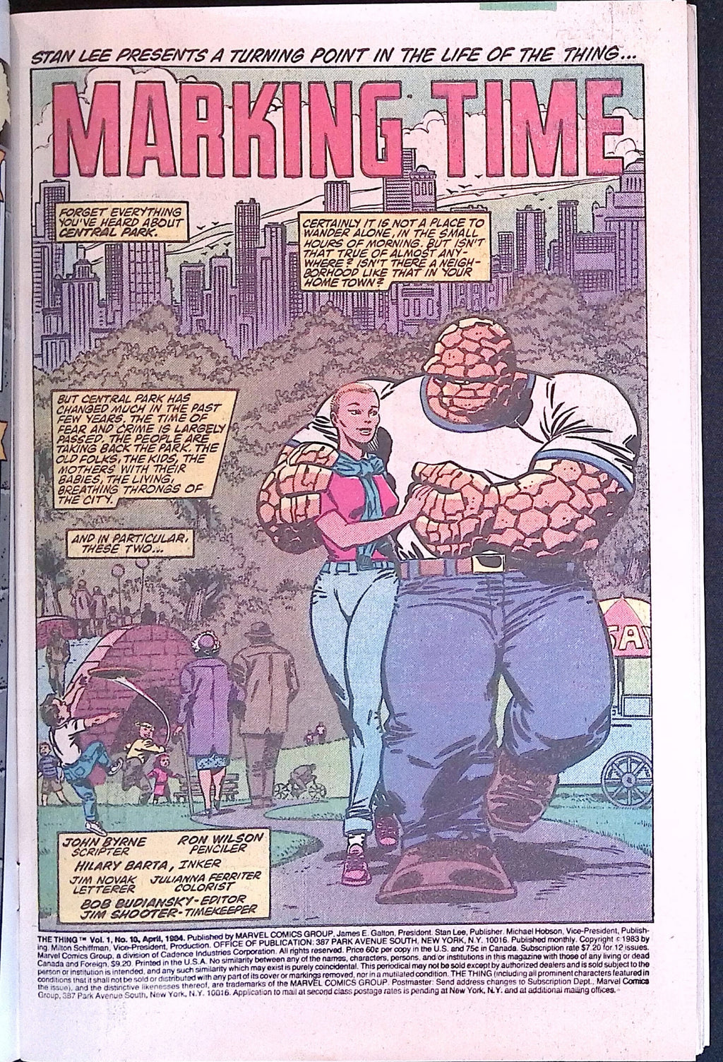 The Thing # 10 1984 VF+