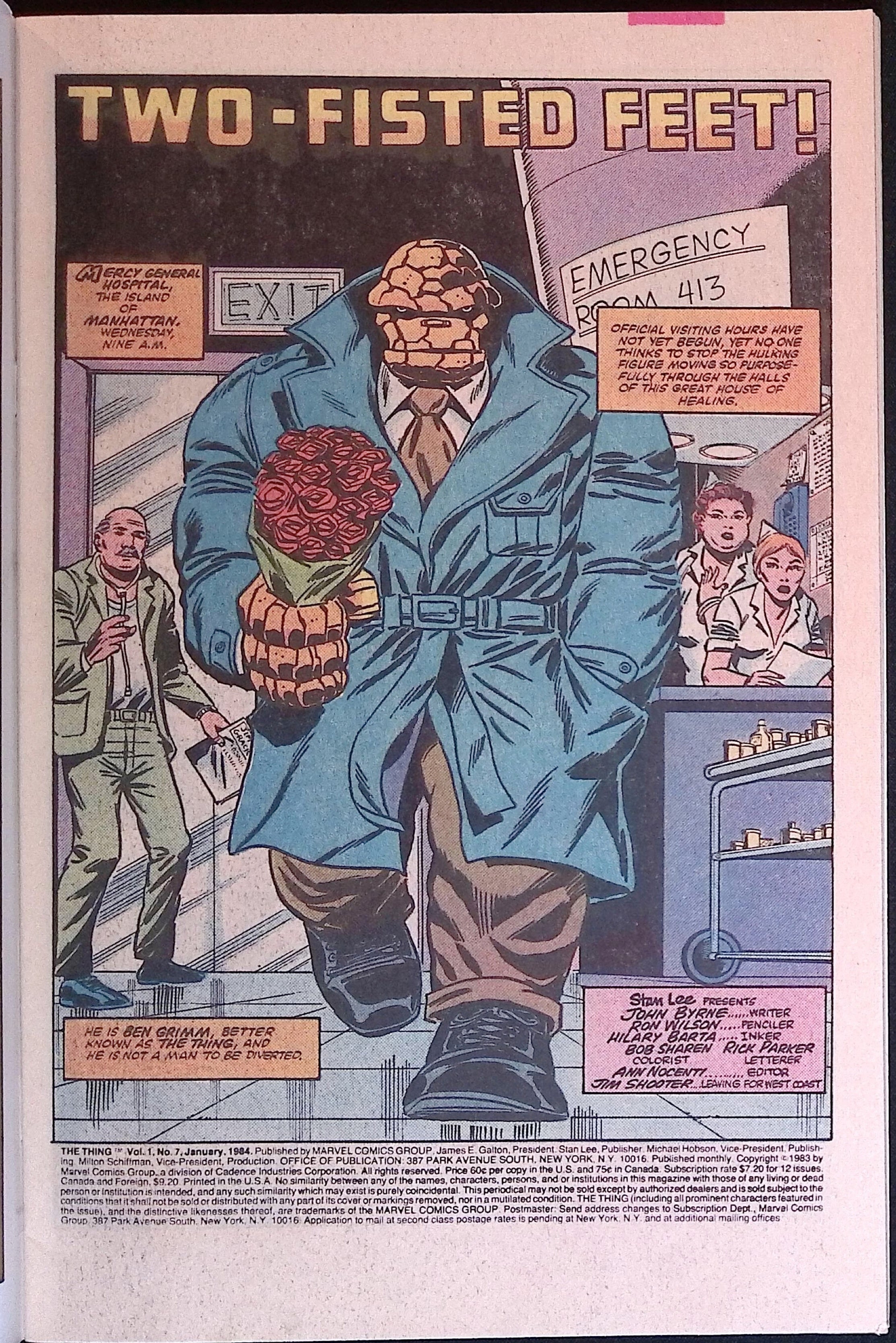 The Thing # 7 VF/NM 1984