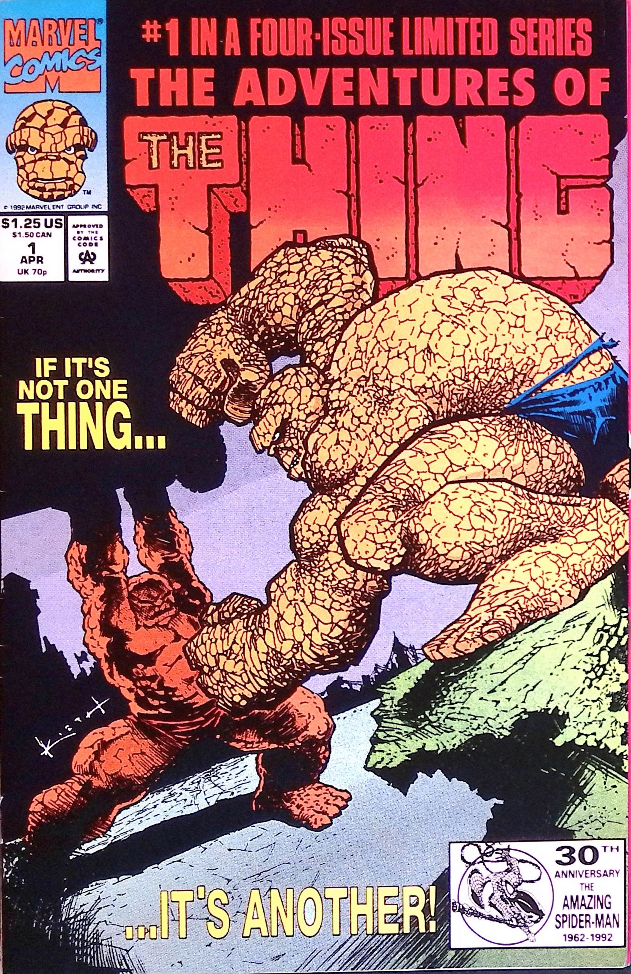 The Adventures of the Thing # 1 1992 VF/NM