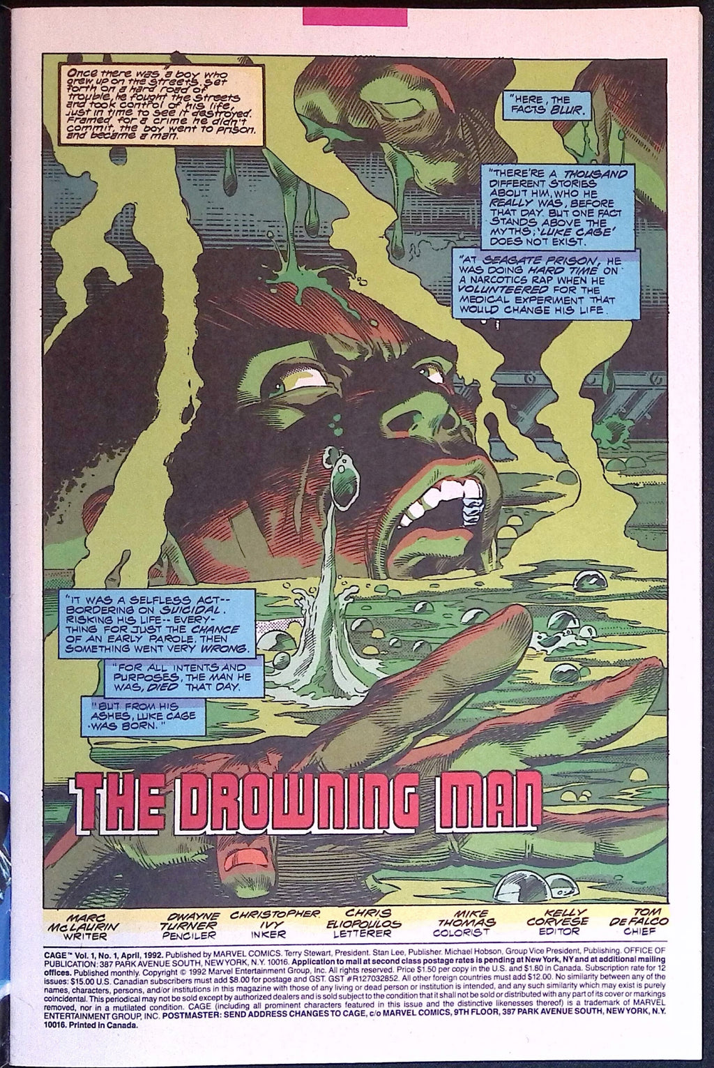 Cage # 1 1992 NM/VF