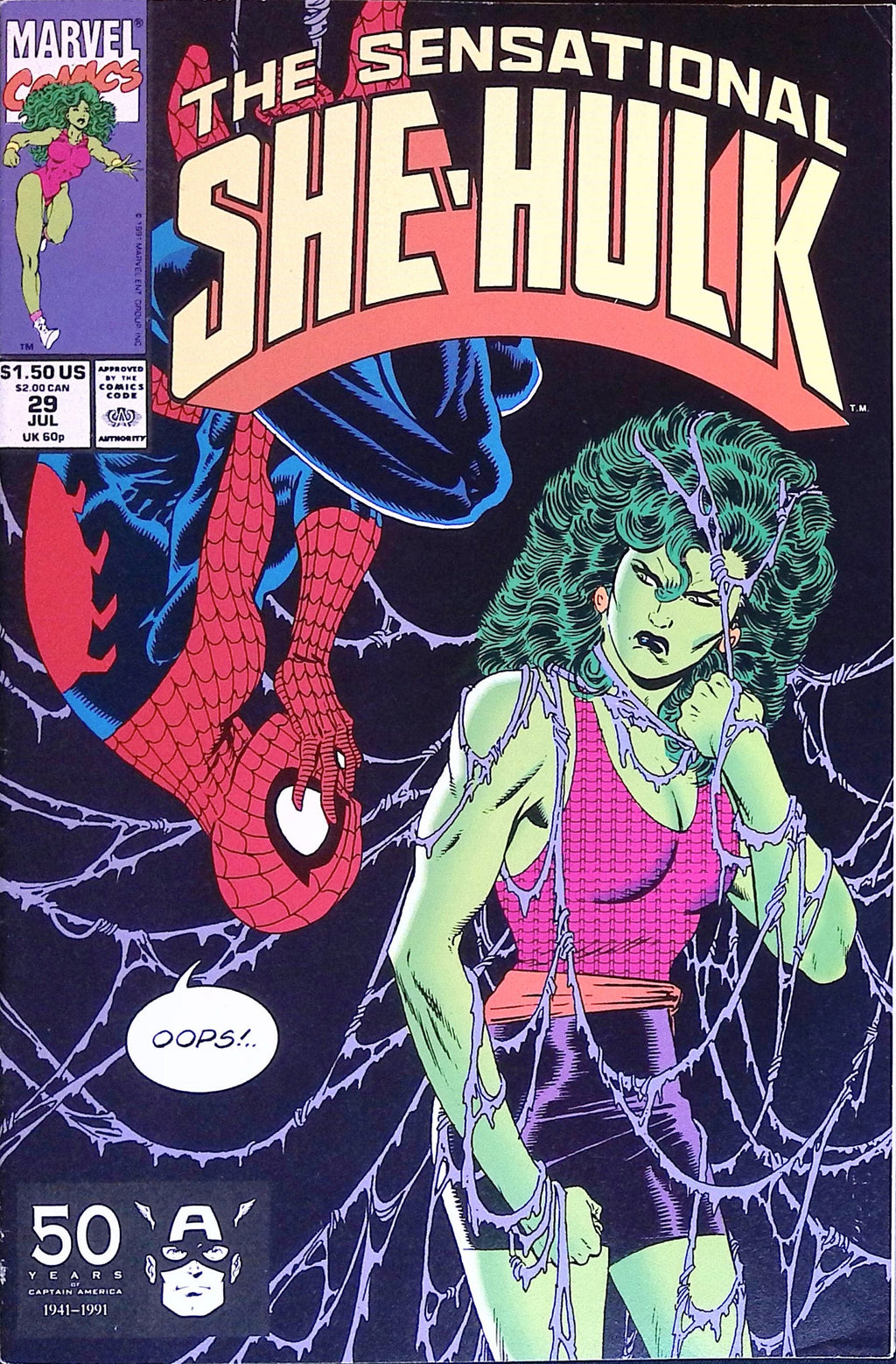 The Sensational She-Hulk # 29 1991 VF/NM