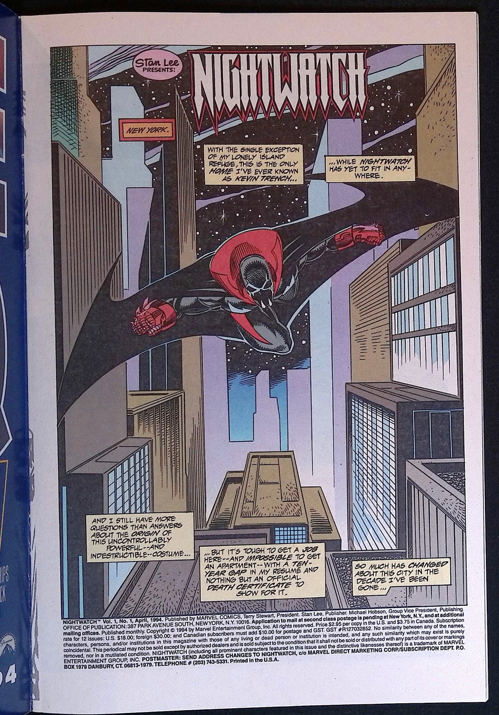 Nightwatch # 1 1994 NM