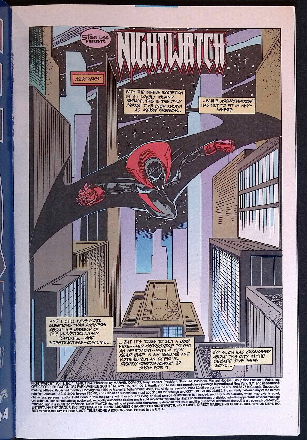 Nightwatch # 1 1994 NM-