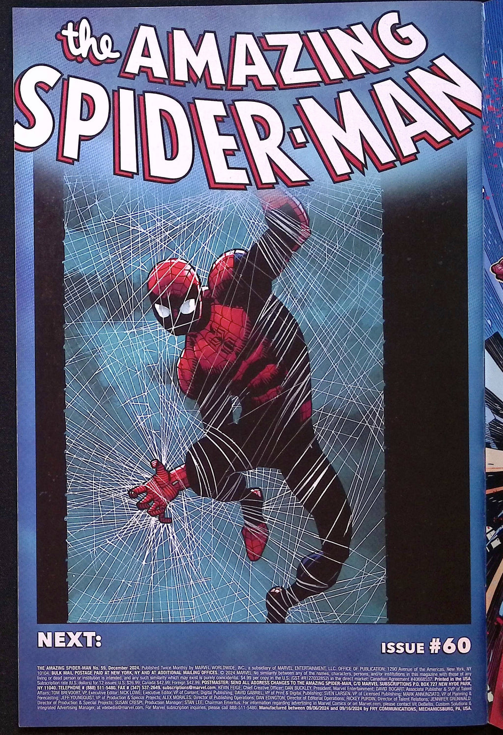 The Amazing Spider-Man # 59 2024 NM-