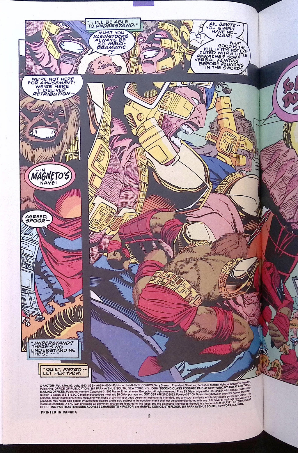X-Factor # 92 1993 NM