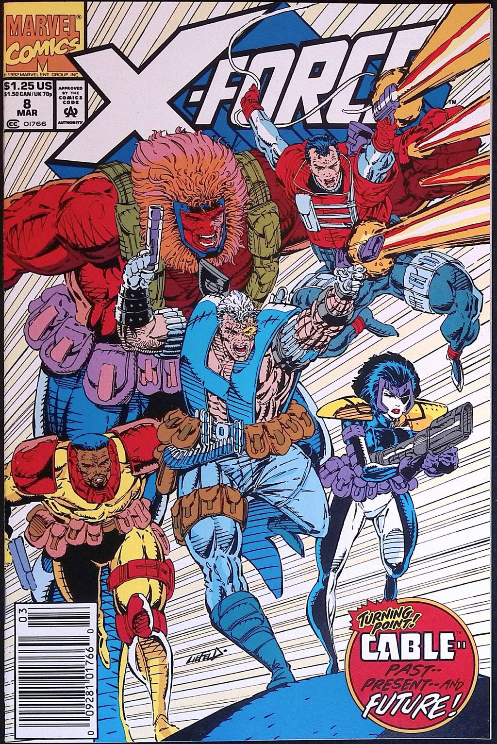 X-Force # 8 1992 NM-