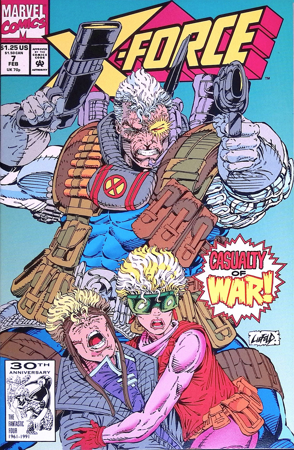 X-Force # 7 1991 NM-