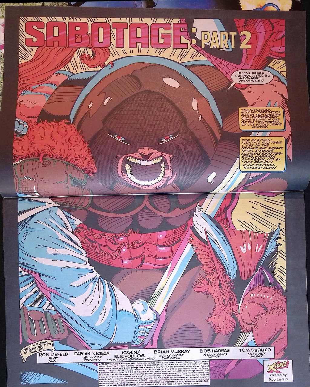 X-Force # 4 1991 VF
