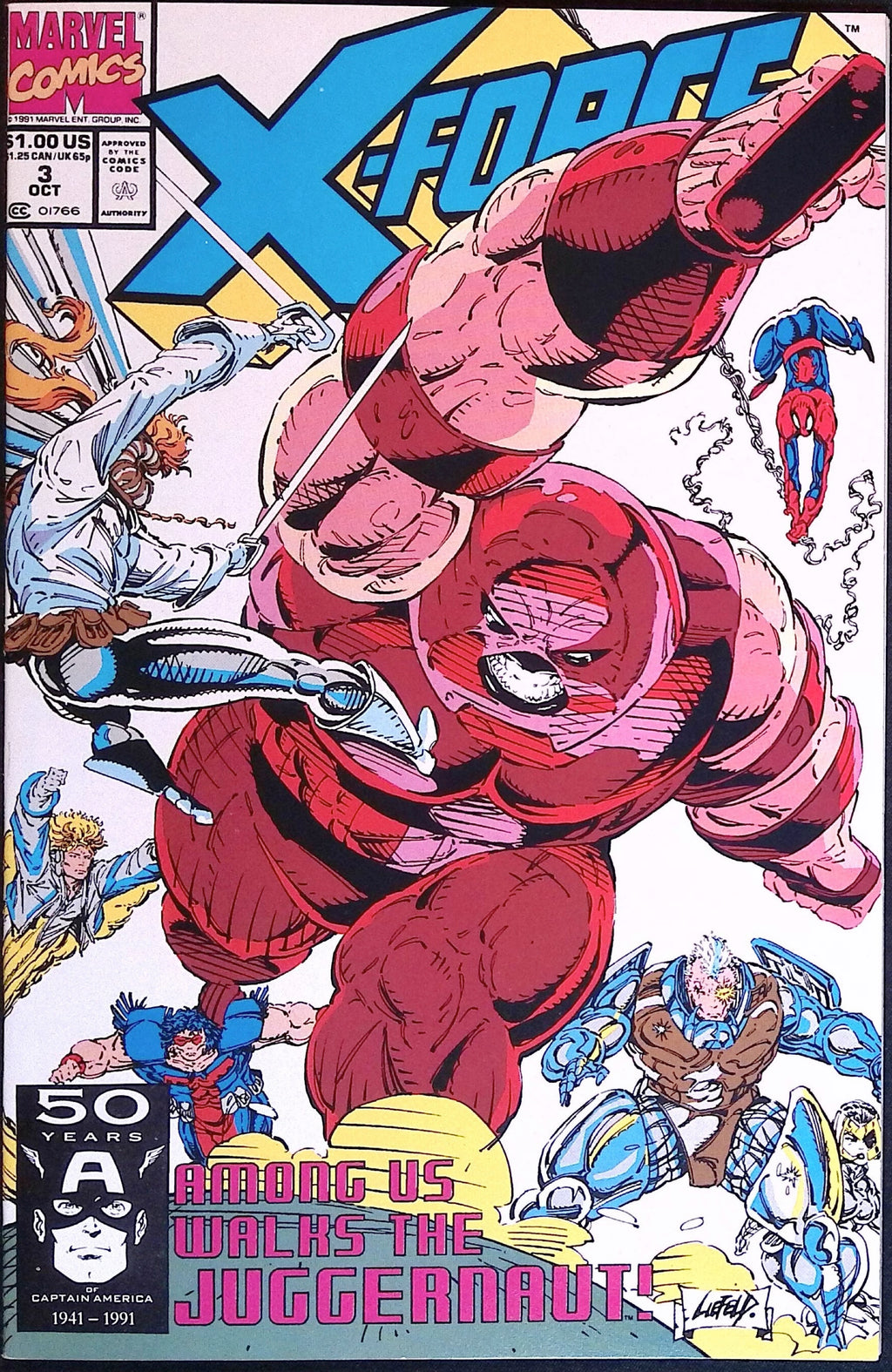 X-Force # 3 1991 NM-