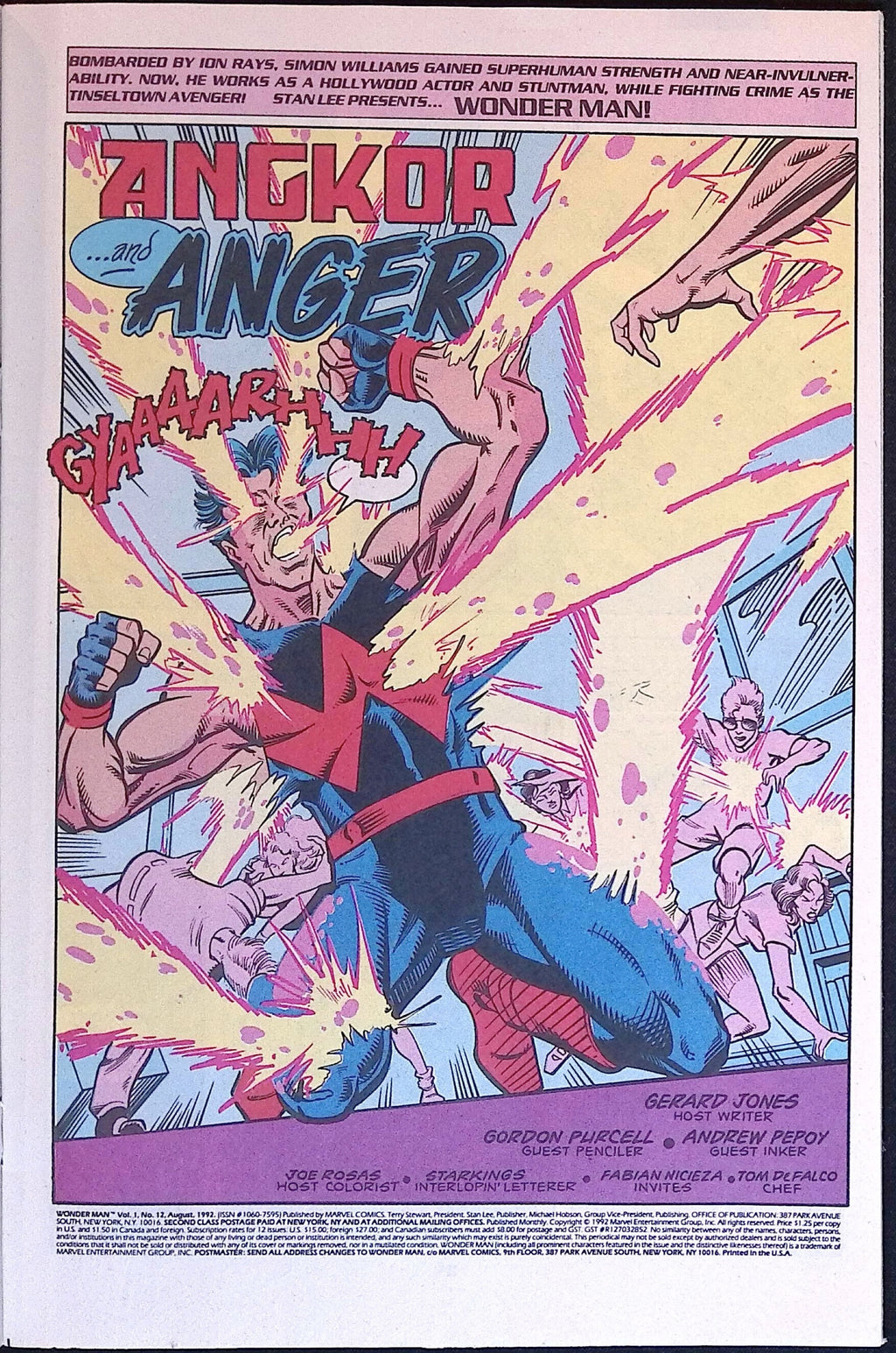Wonder Man # 12 1992 VF/NM