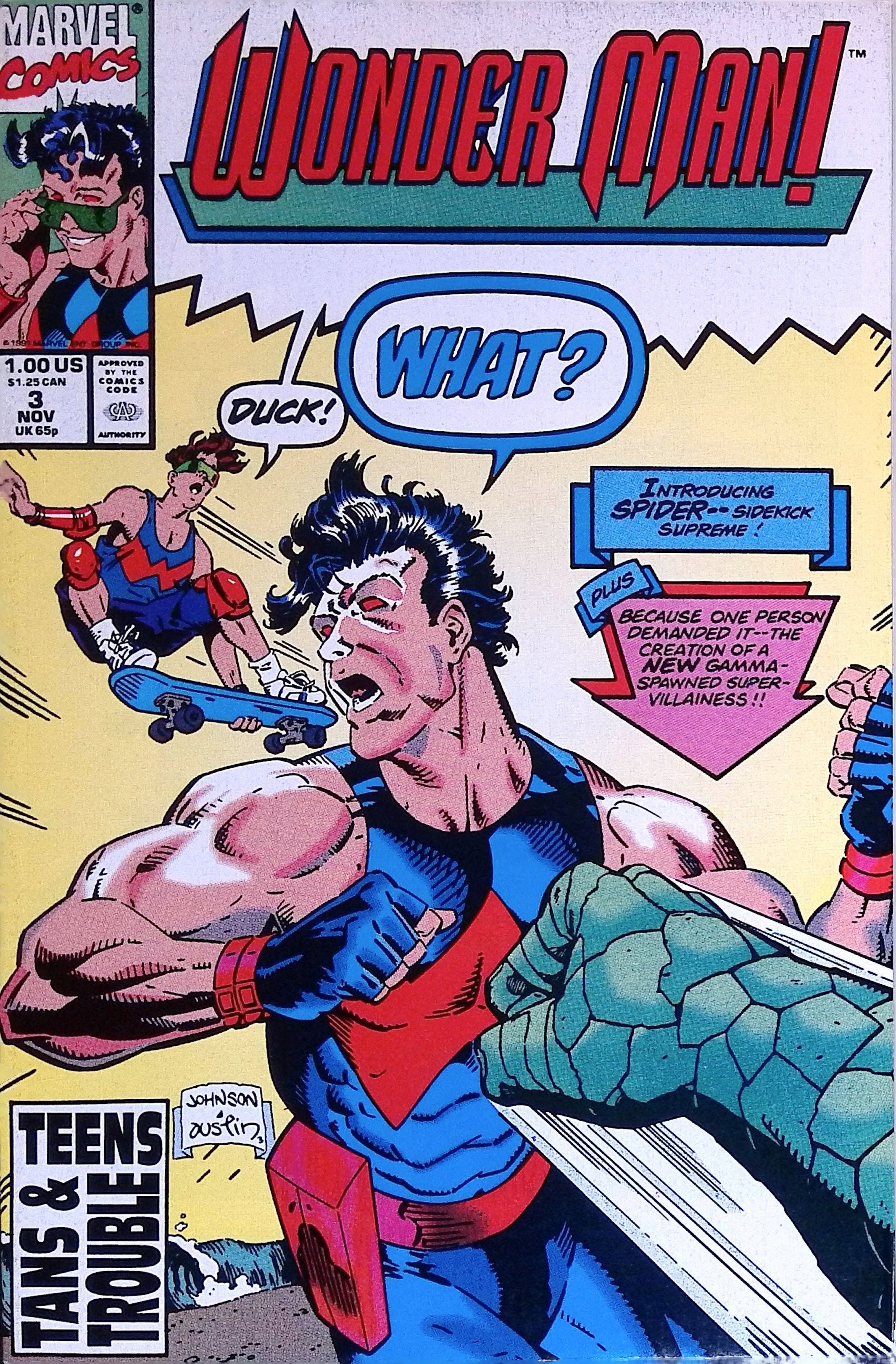 Wonder Man # 3 1991 VF+