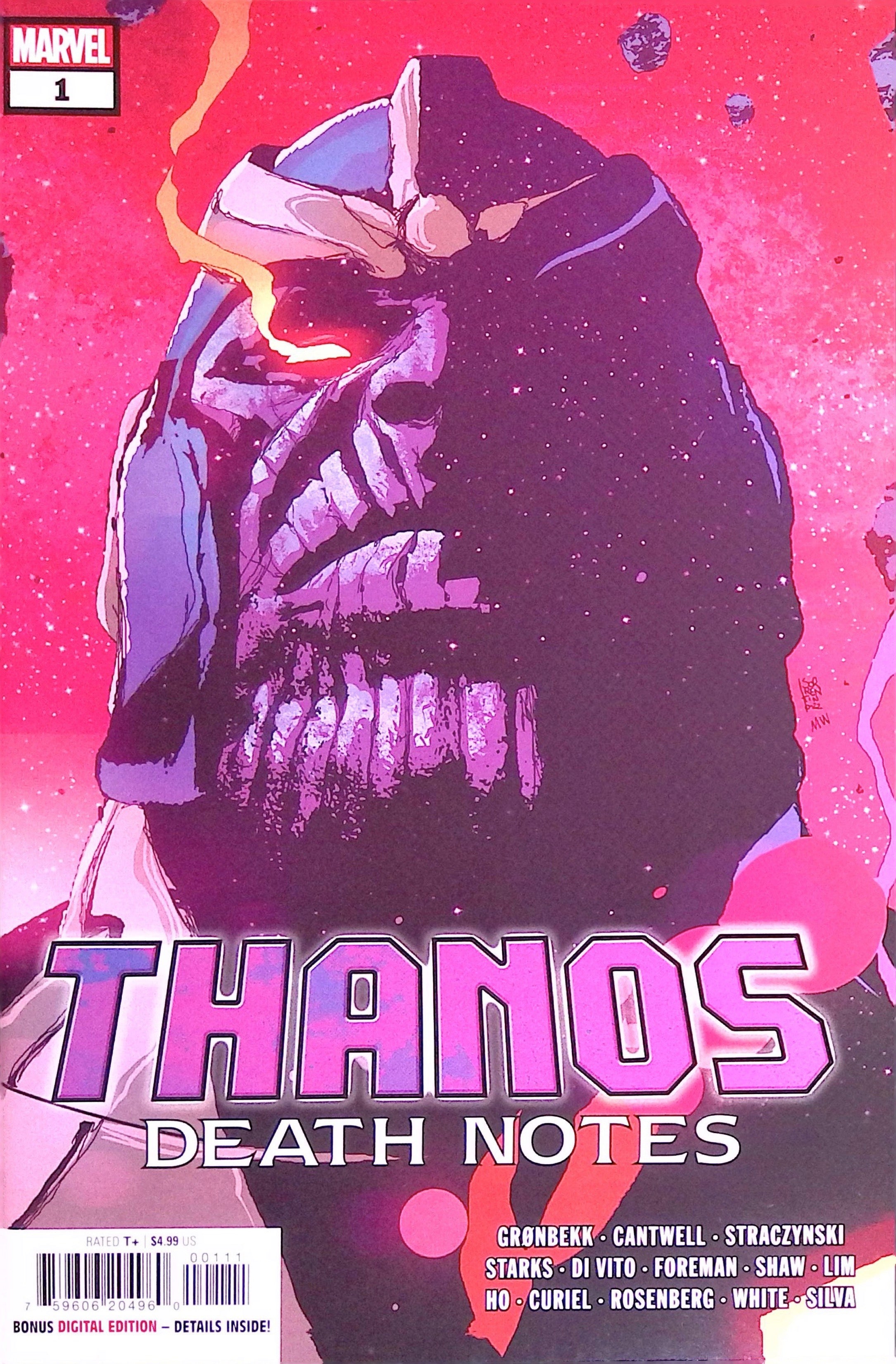 Thanos: Death Notes # 1 2002 NM