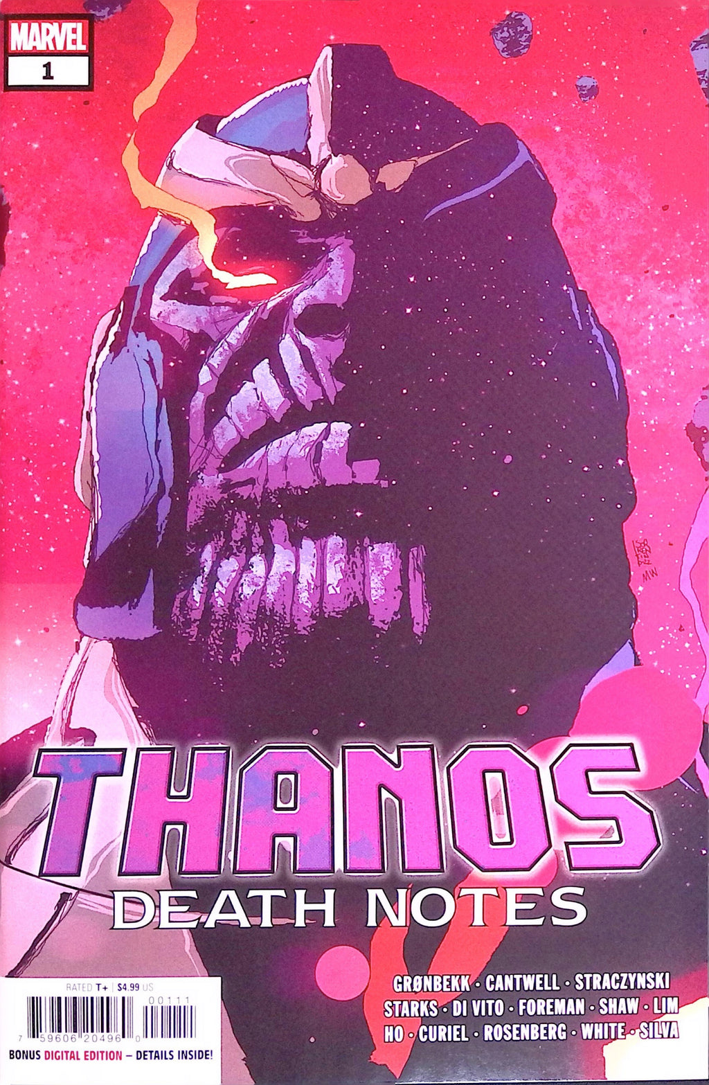 Thanos: Death Notes # 1 2002 NM