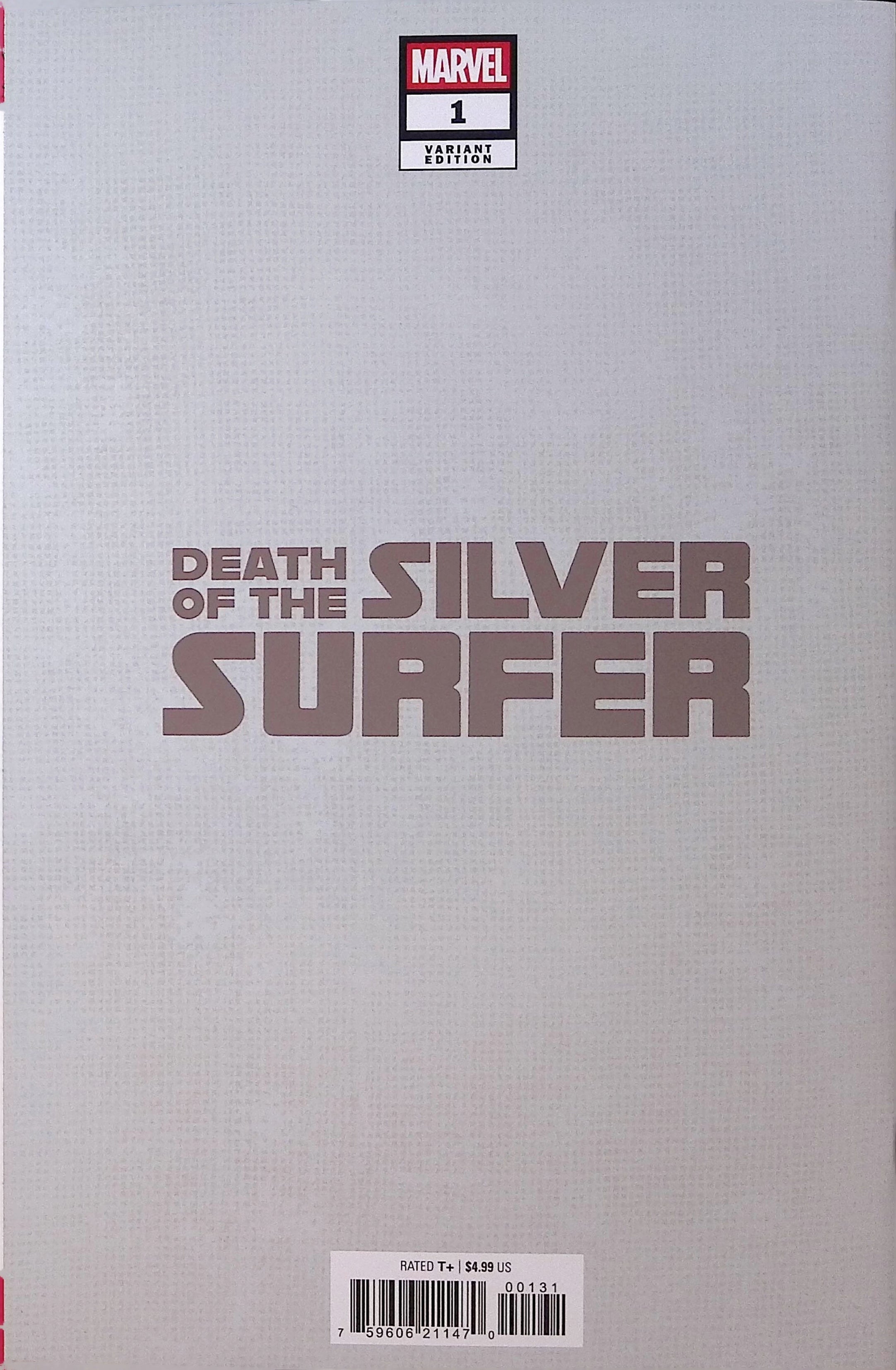 Death of the Silver Surfer # 1 Lim Foil Variant 2025 NM