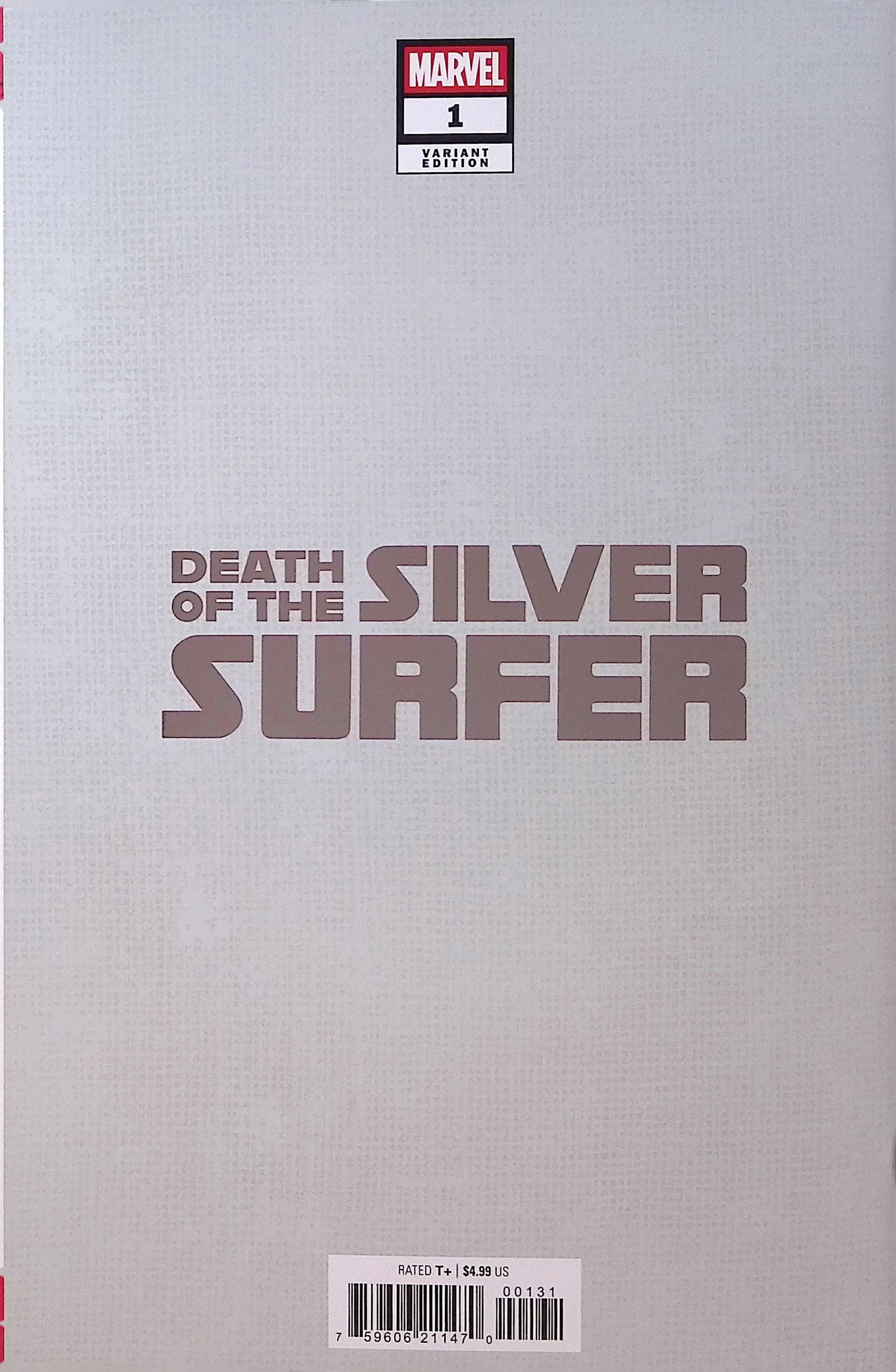 Death of the Silver Surfer # 1 Lim Foil Variant 2025 NM
