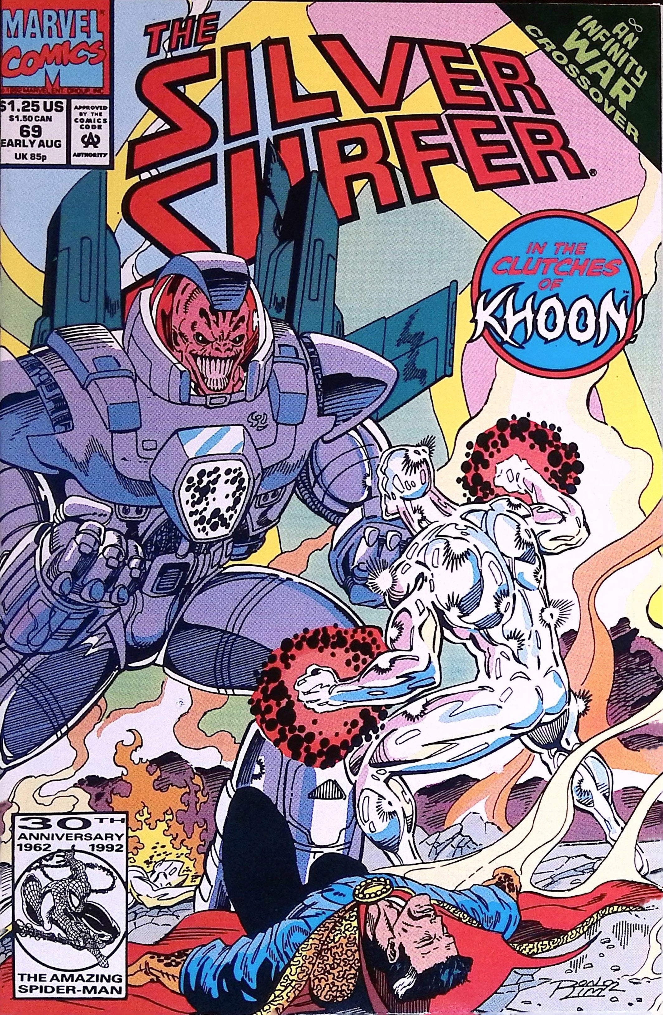 The Silver Surfer # 69 1992 NM-