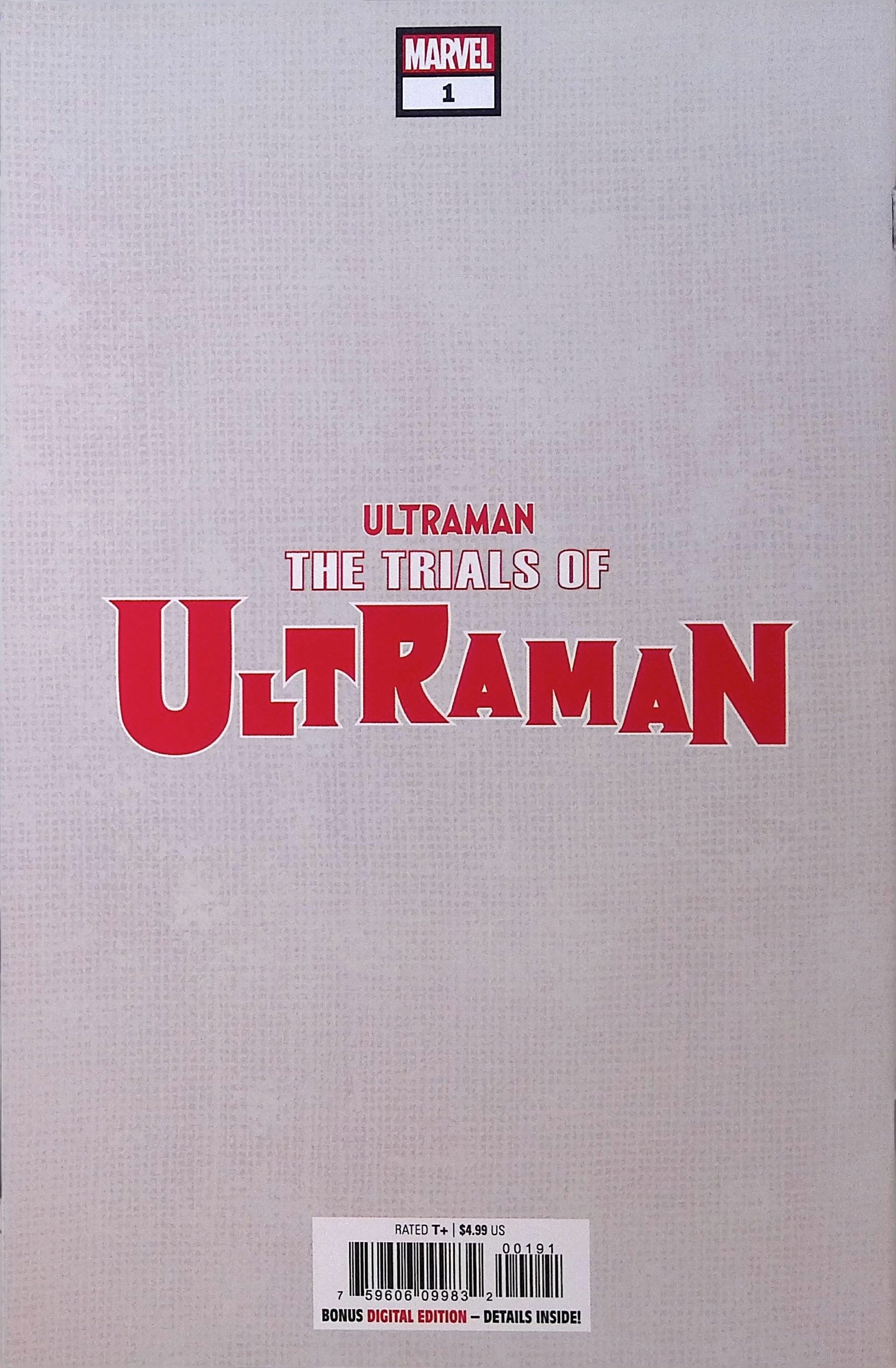 The Trials of Ultraman # 1 2021 NM
