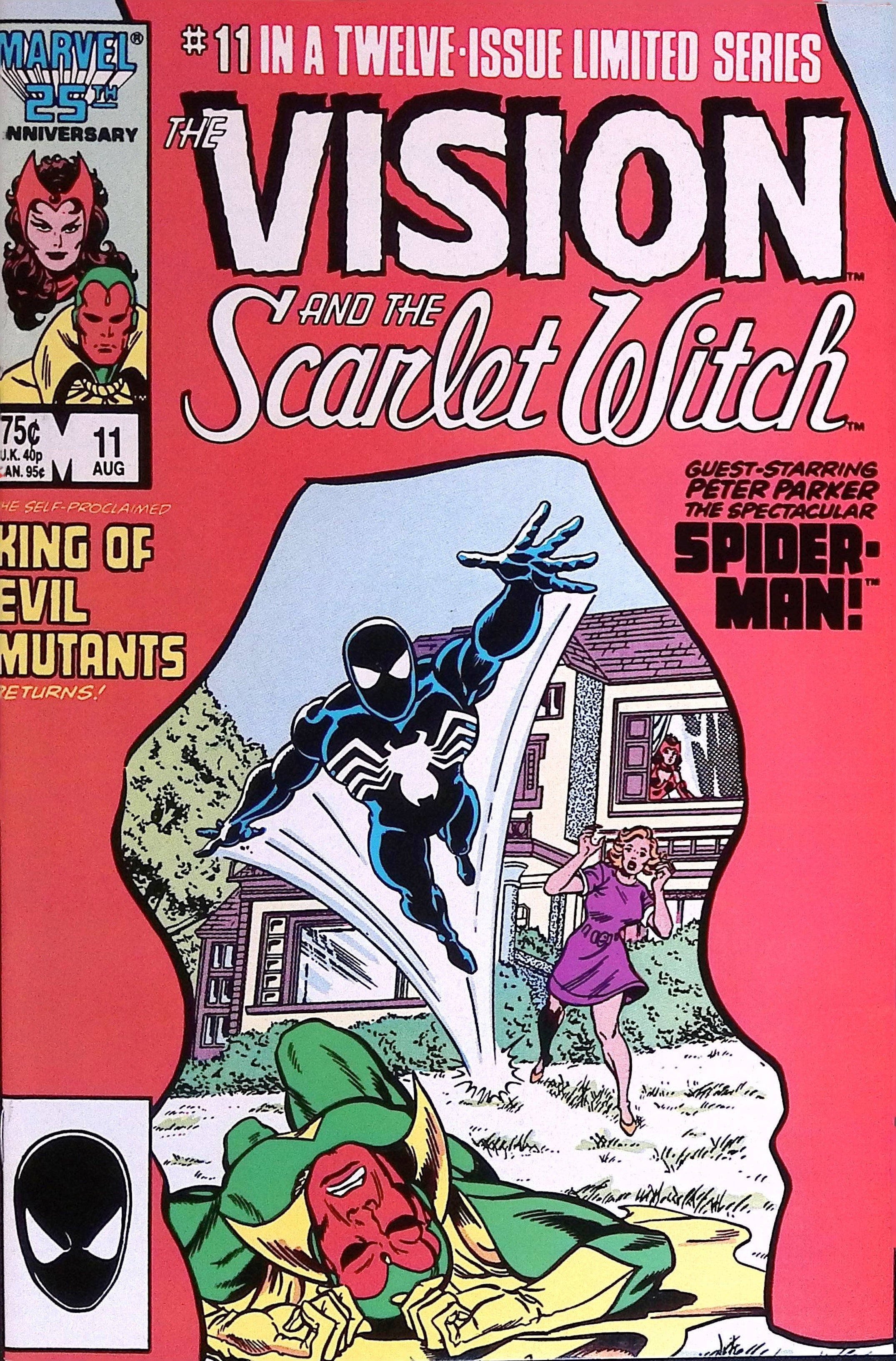 The Vision and the Scarlet Witch # 11 1986 NM-