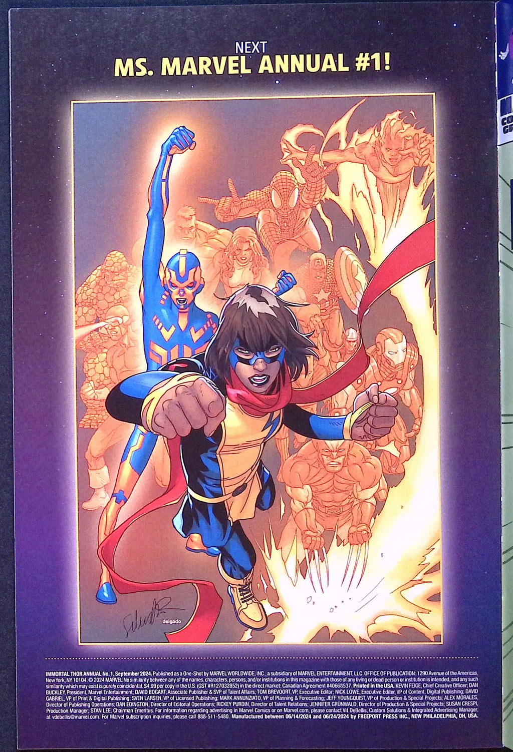 Immortal Thor Annual # 1 2024 NM-