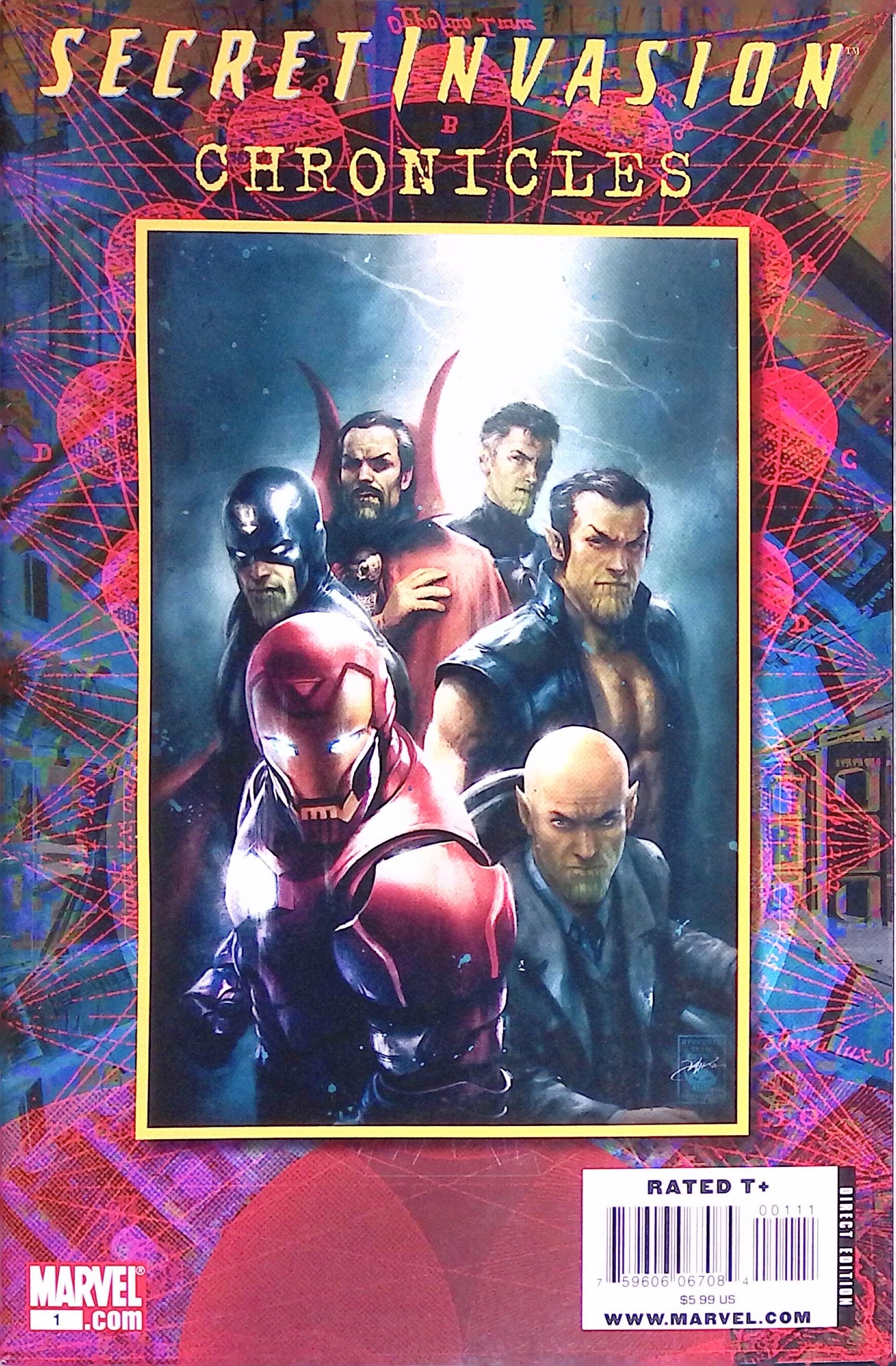 Secret Invasion Chronicles # 1 2008 VF+