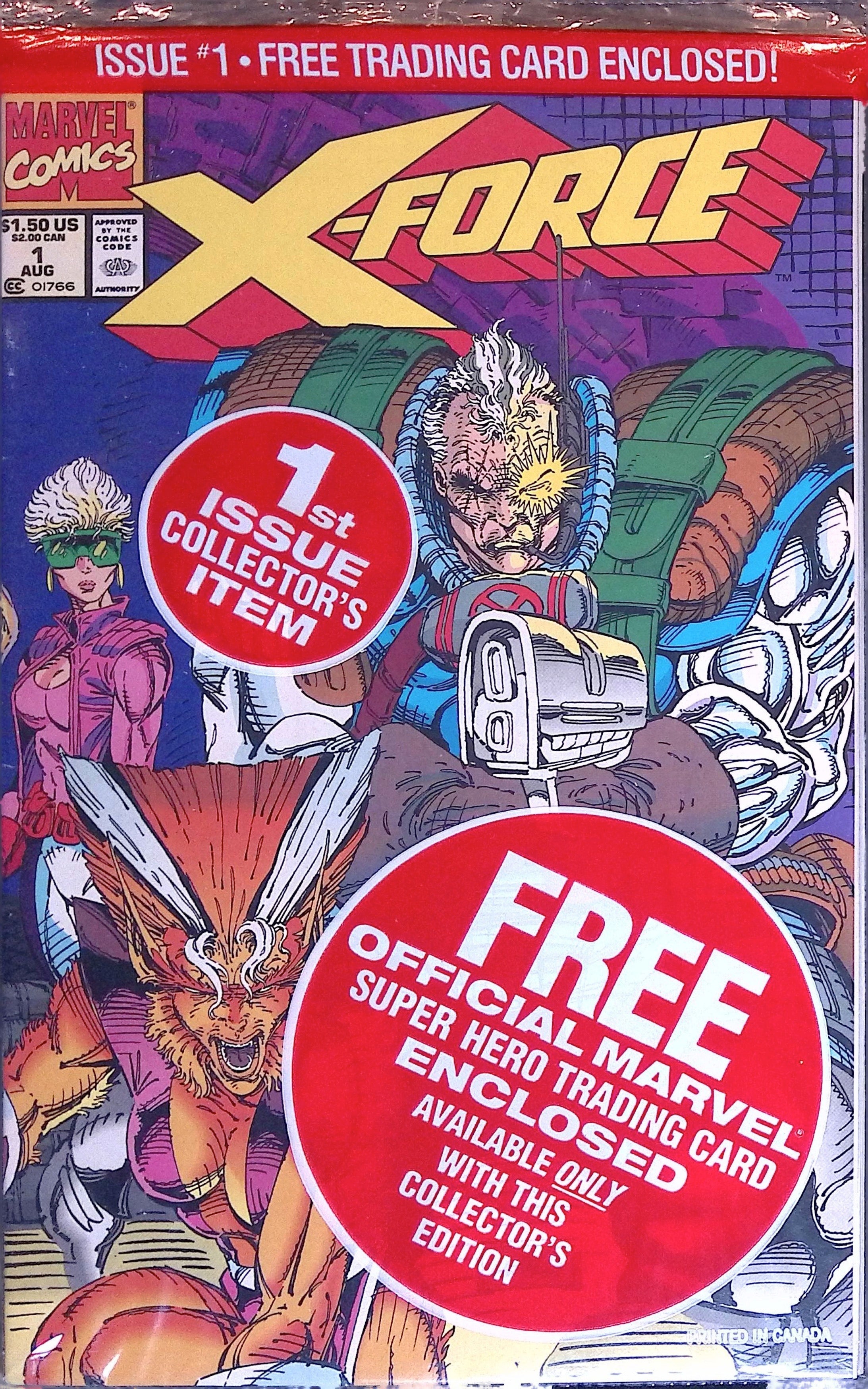 X-Force # 1 1991 Polybagged VF/NM