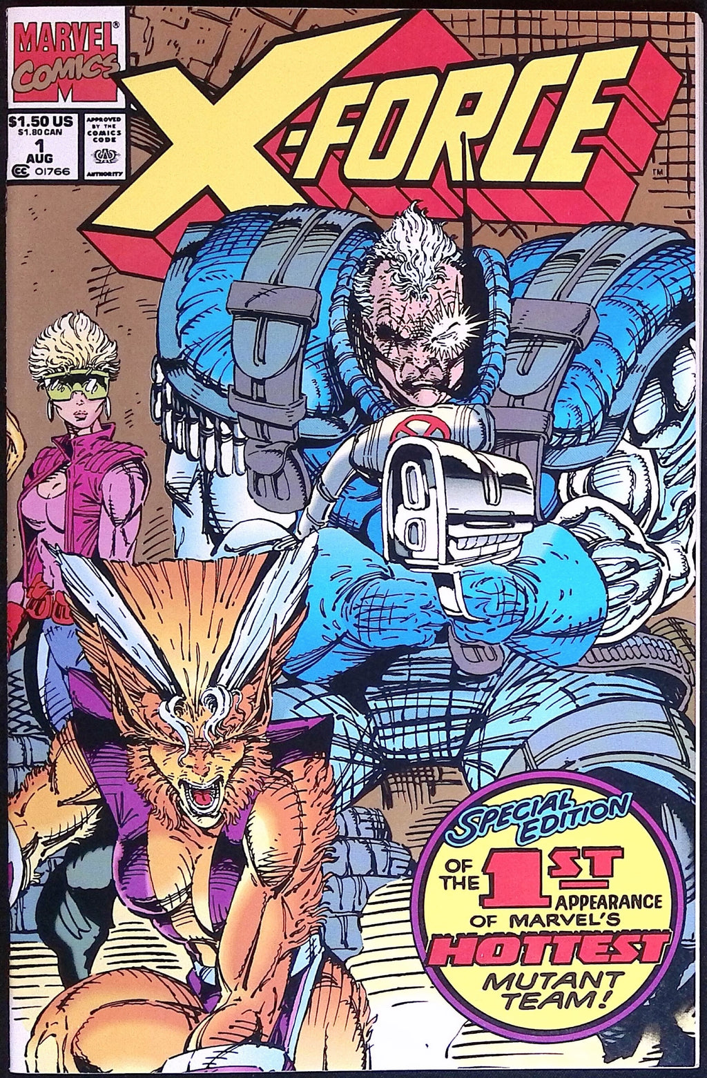 X-Force # 1 1991 Second Printing NM-