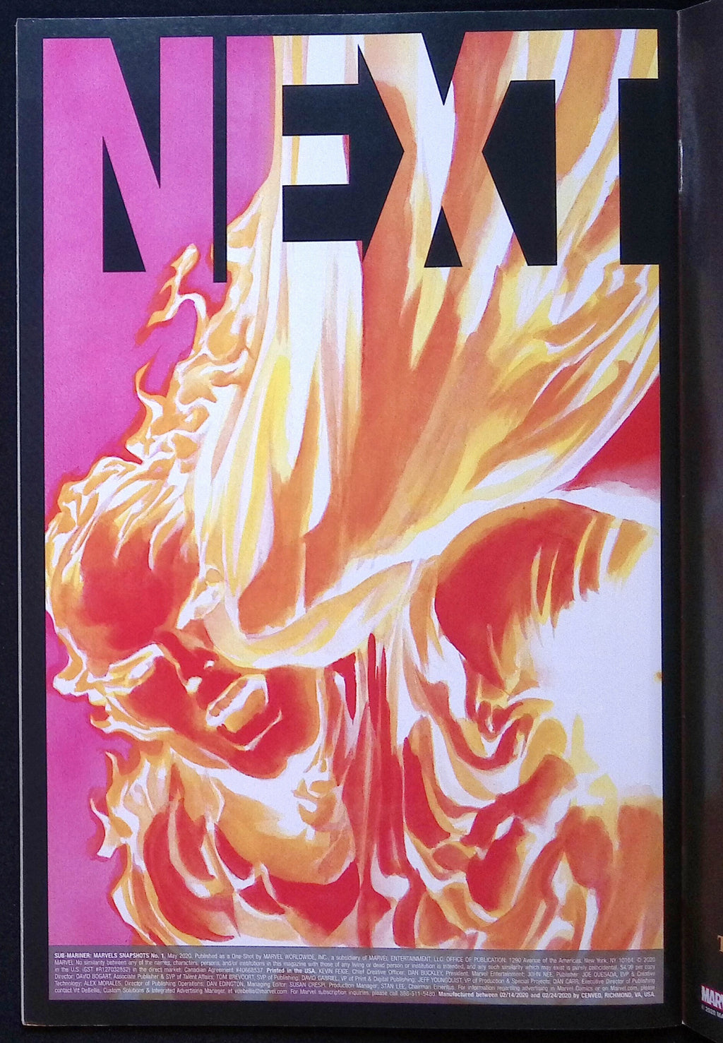 Sub-Mariner: Marvels Snapshots # 1 2020 NM