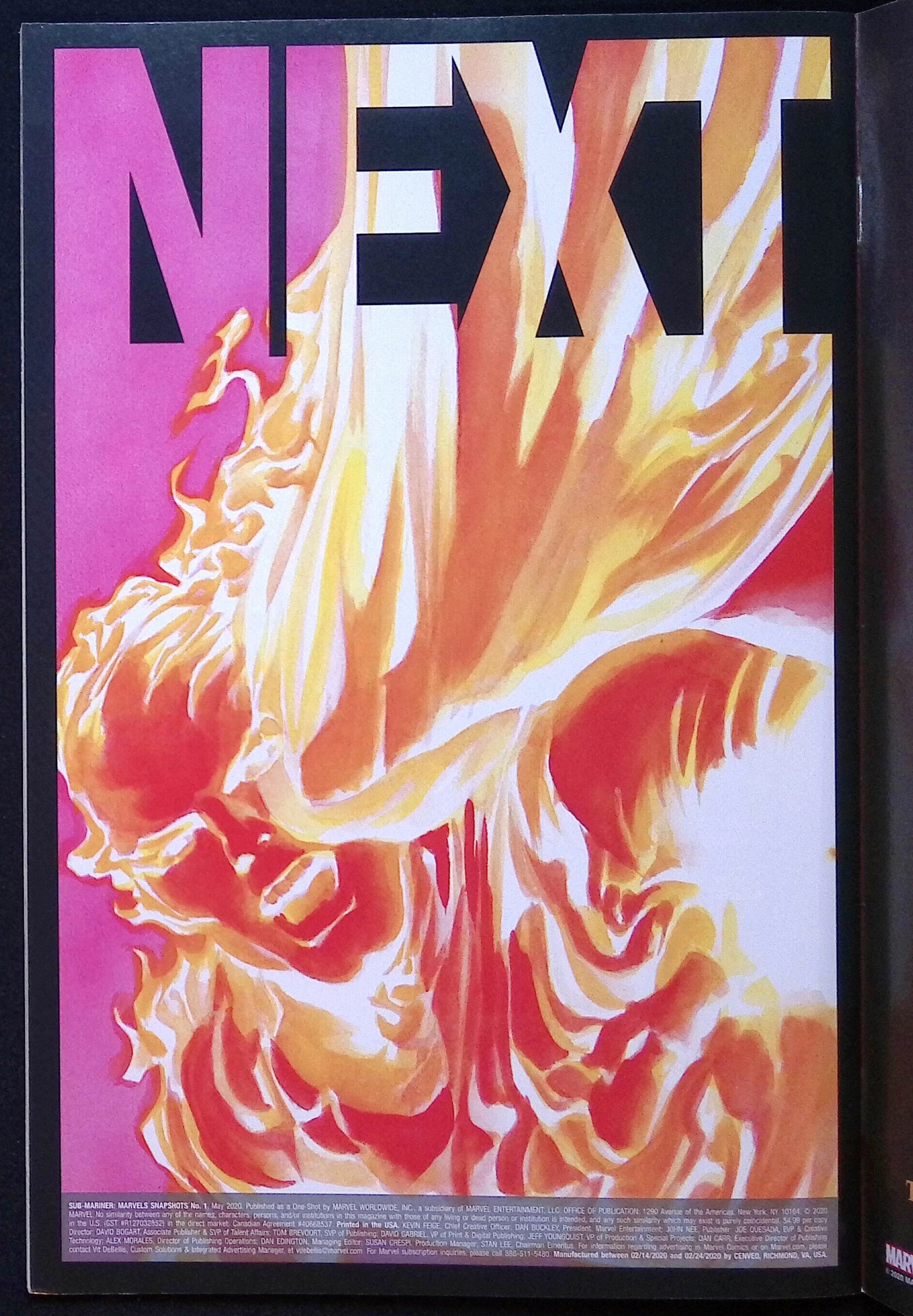 Sub-Mariner: Marvels Snapshots # 1 2020 NM