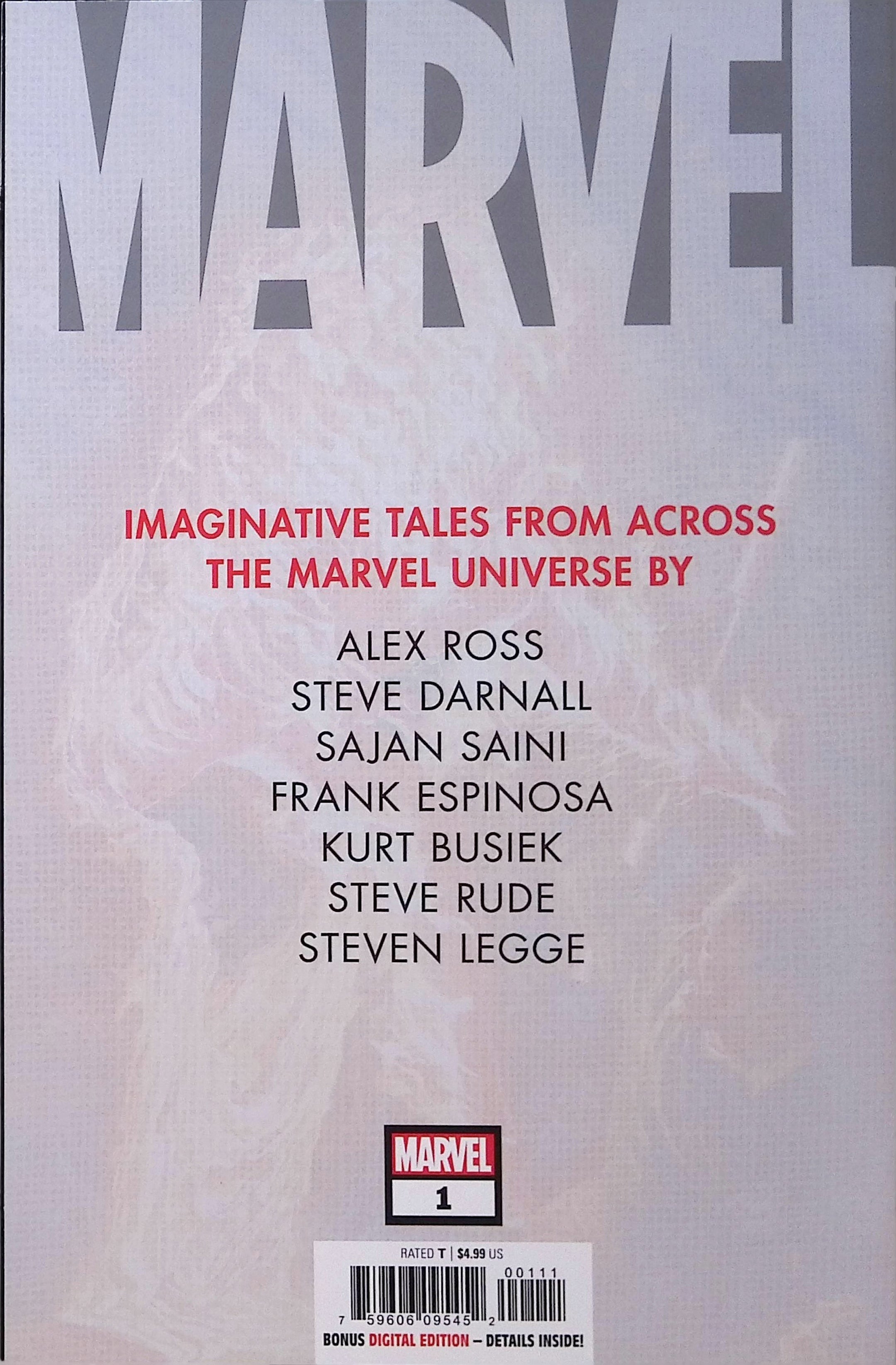Marvel # 1 2020 NM