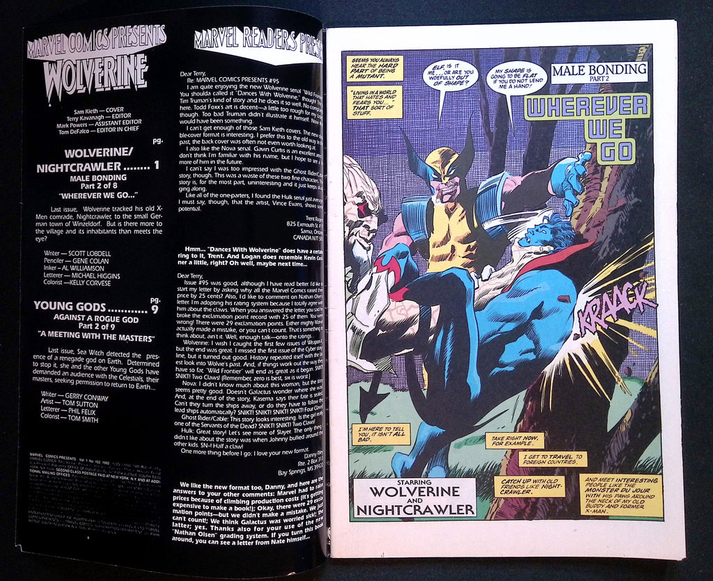 Marvel Comics Presents # 102 1992 VF+