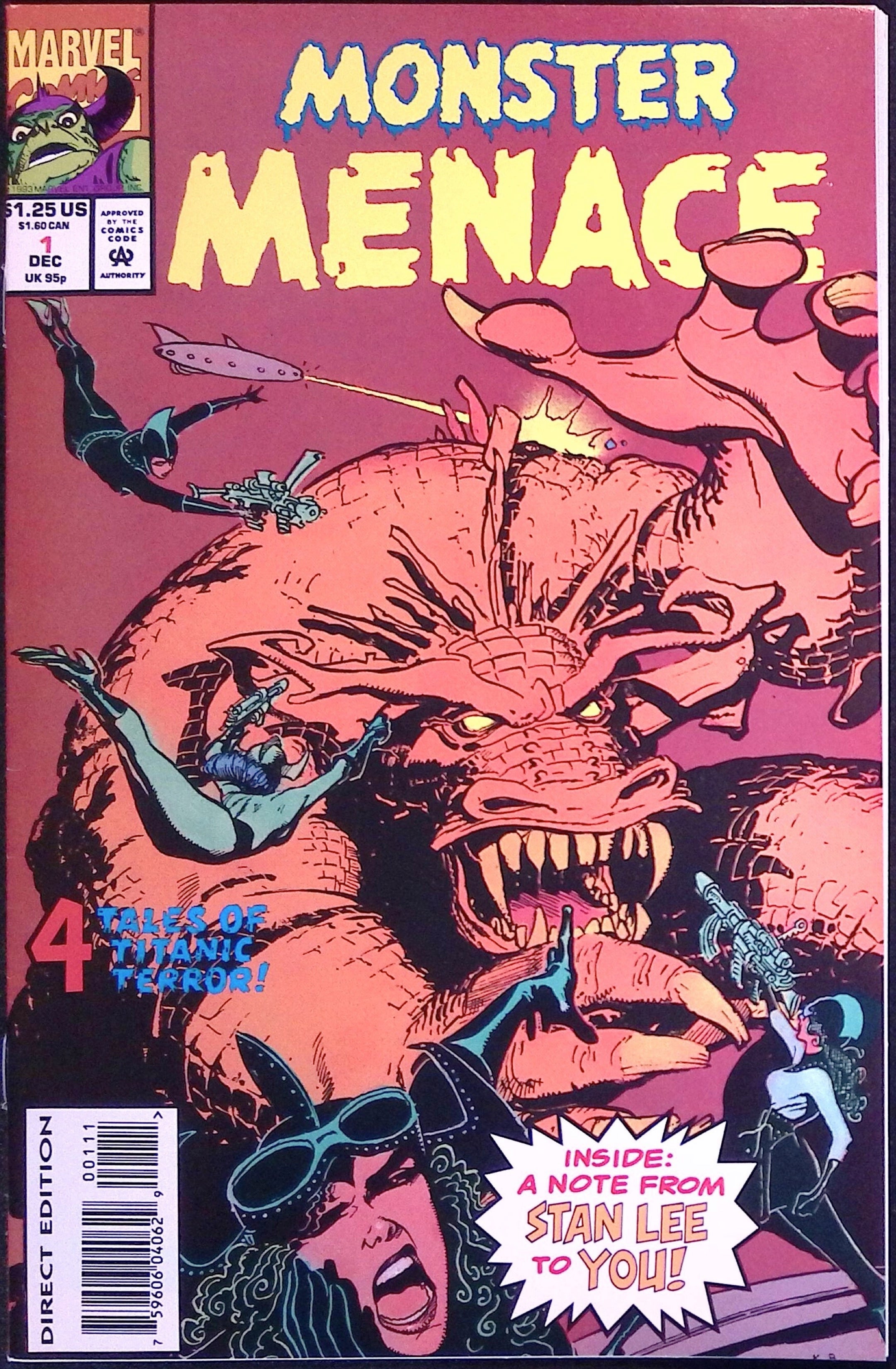 Monster Menace # 1 1993 VF+