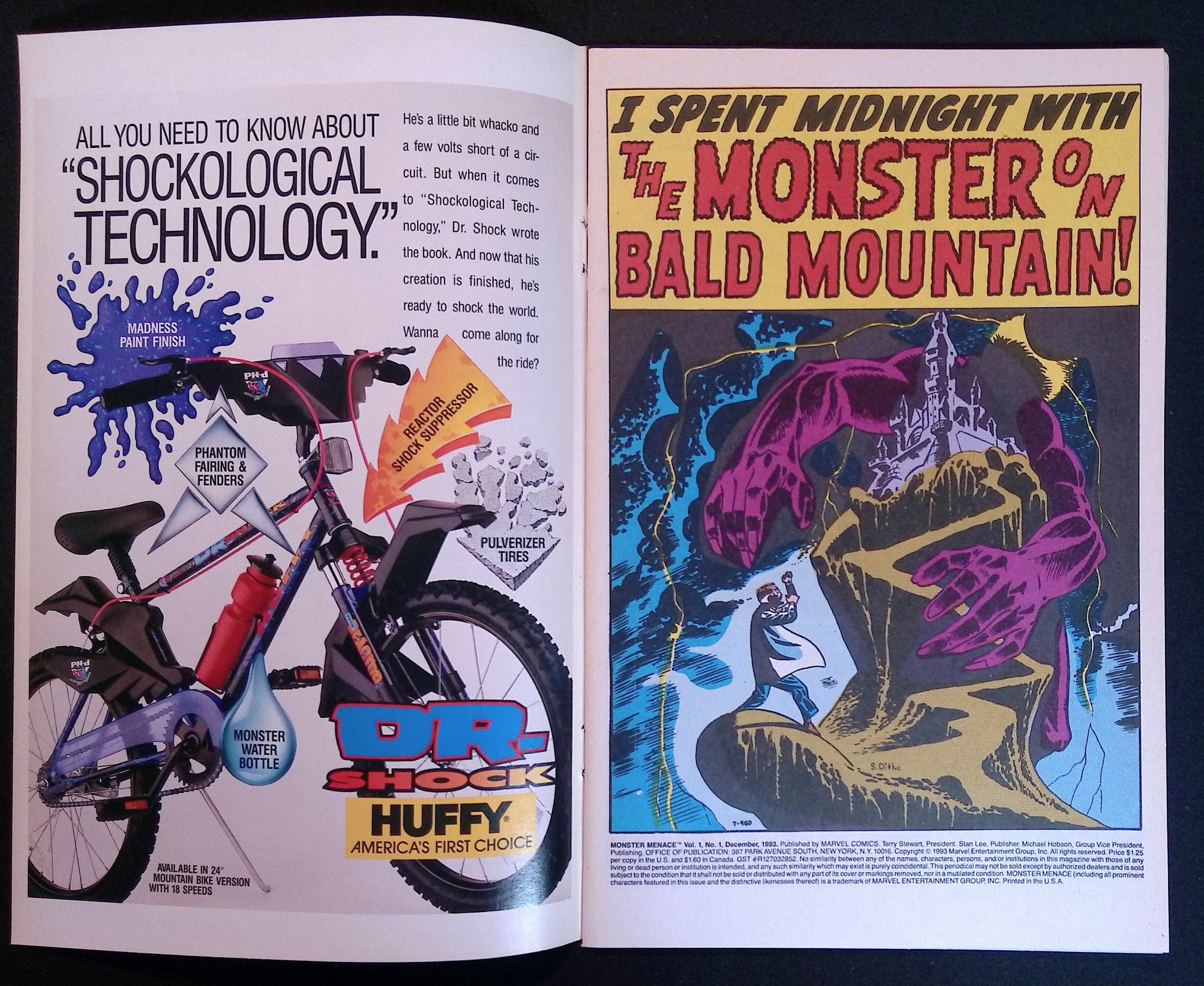 Monster Menace # 1 1993 VF+