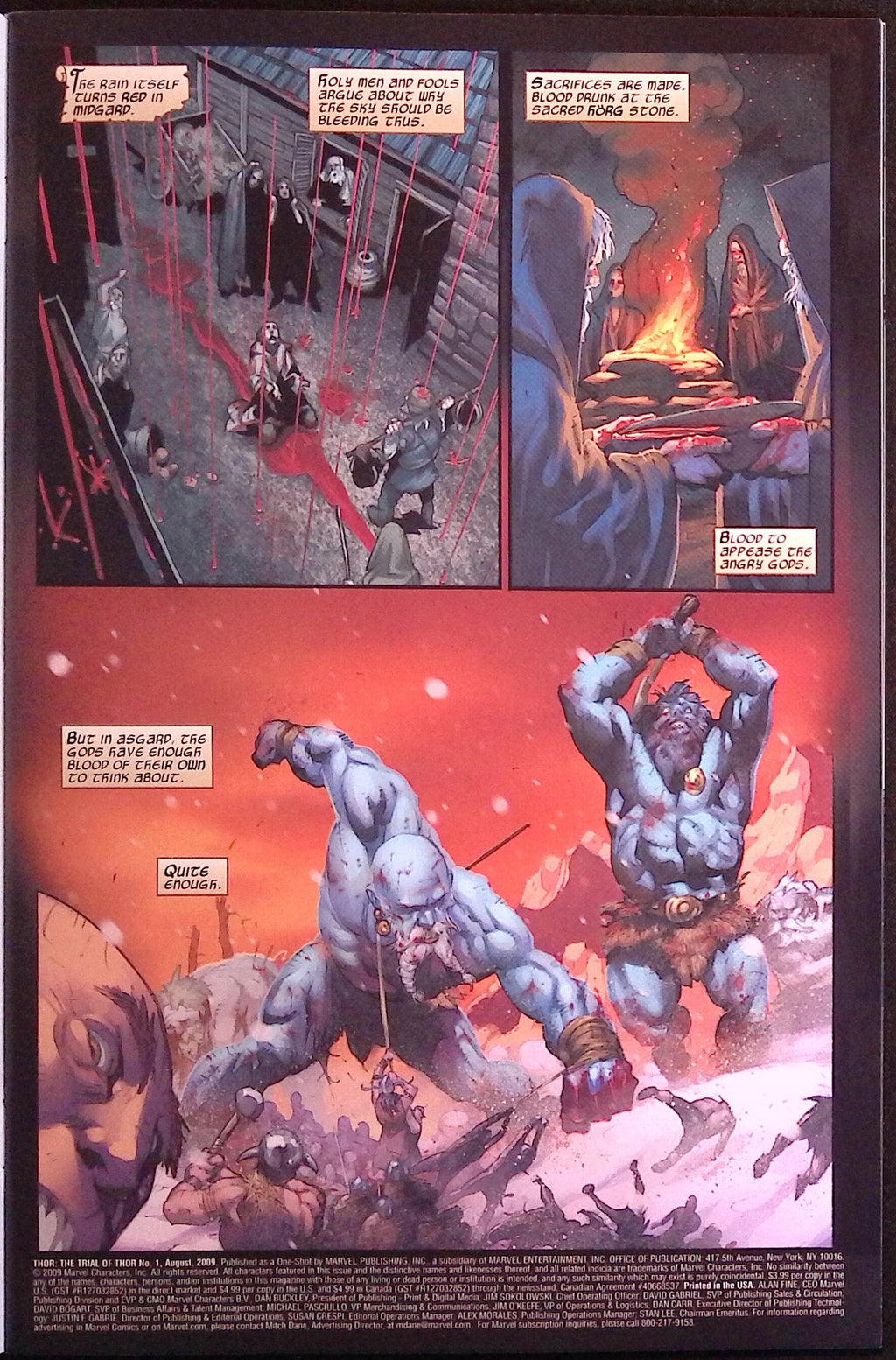 Thor: The Trial of Thor # 1 2009 NM-