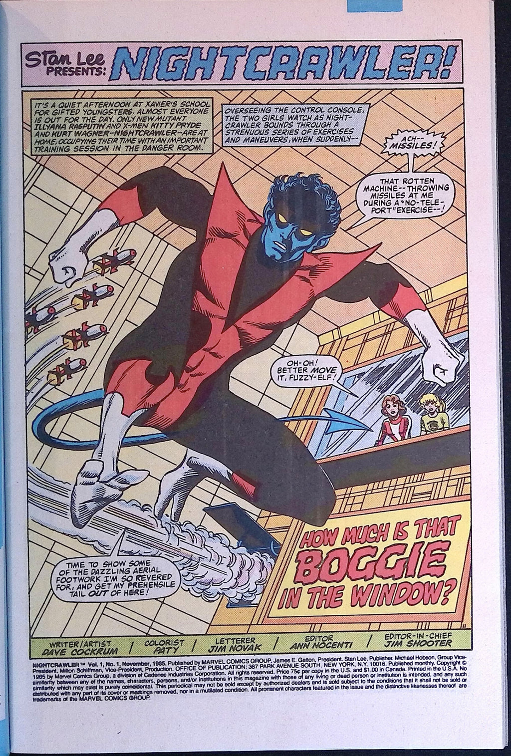 Nightcrawler # 1 1985 VF/NM