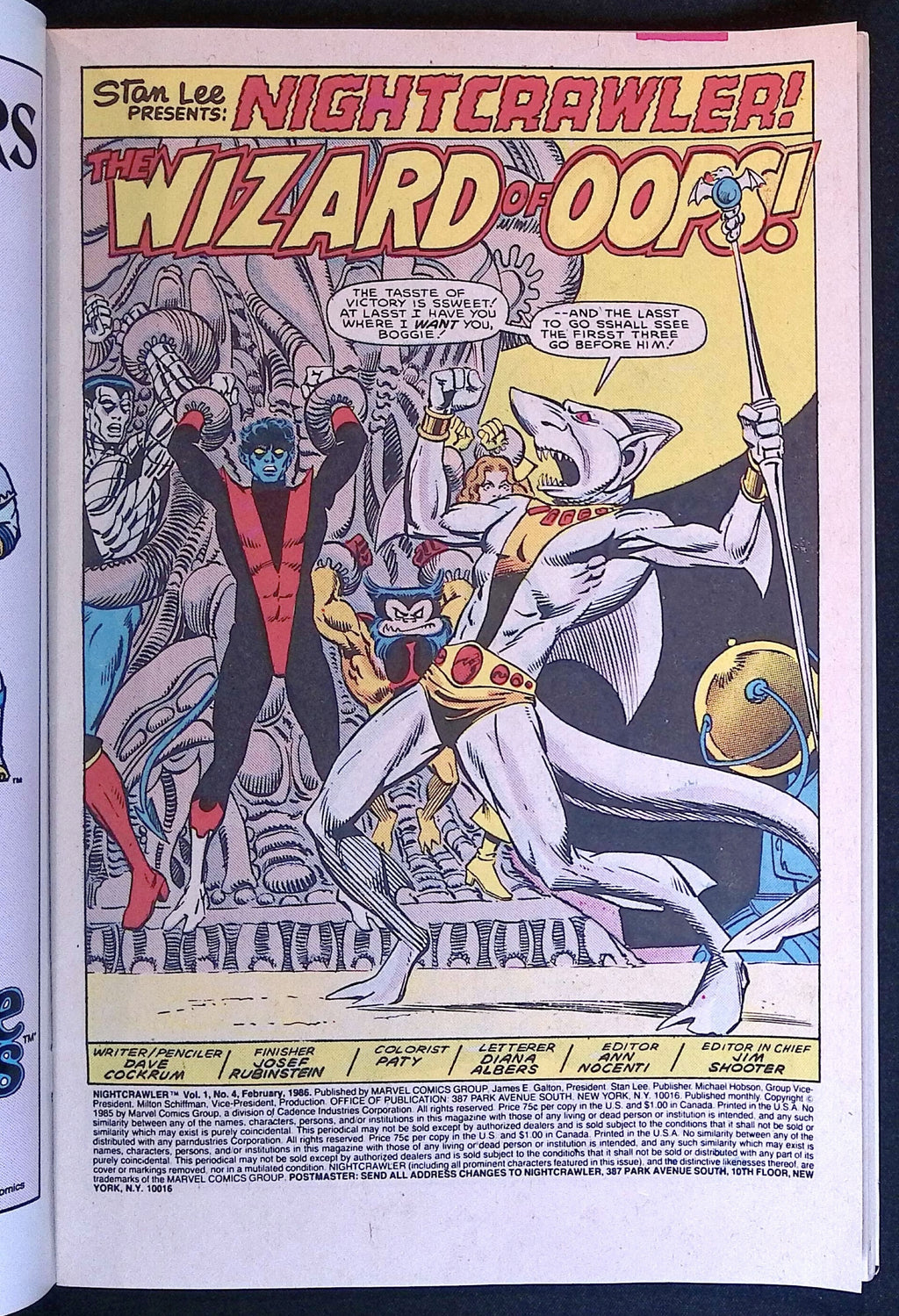 Nightcrawler # 4 1986 VF