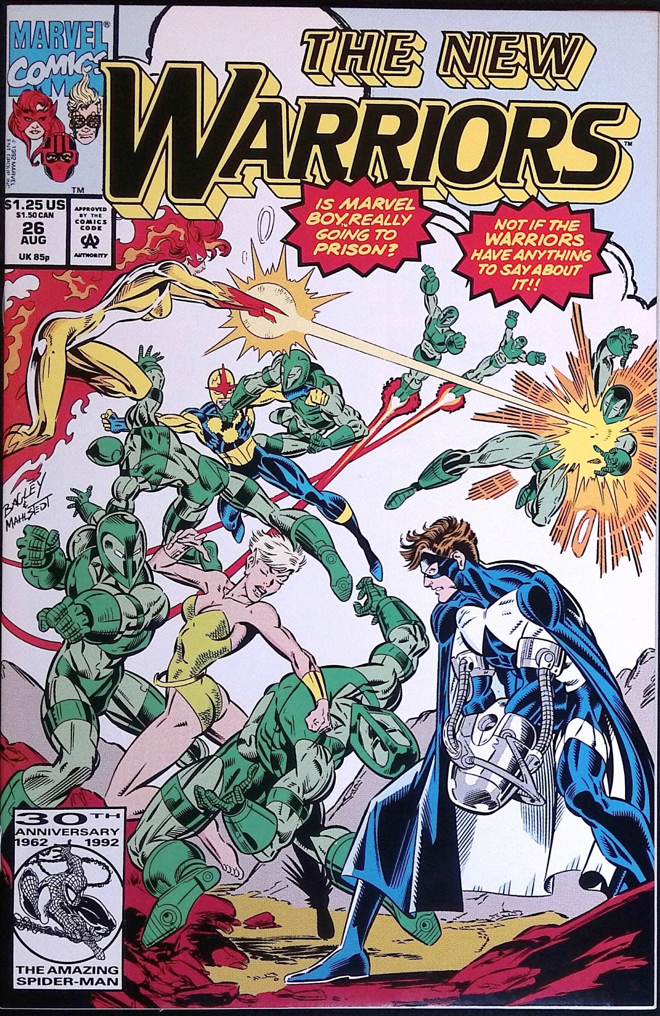 The New Warriors # 26 1992 NM-