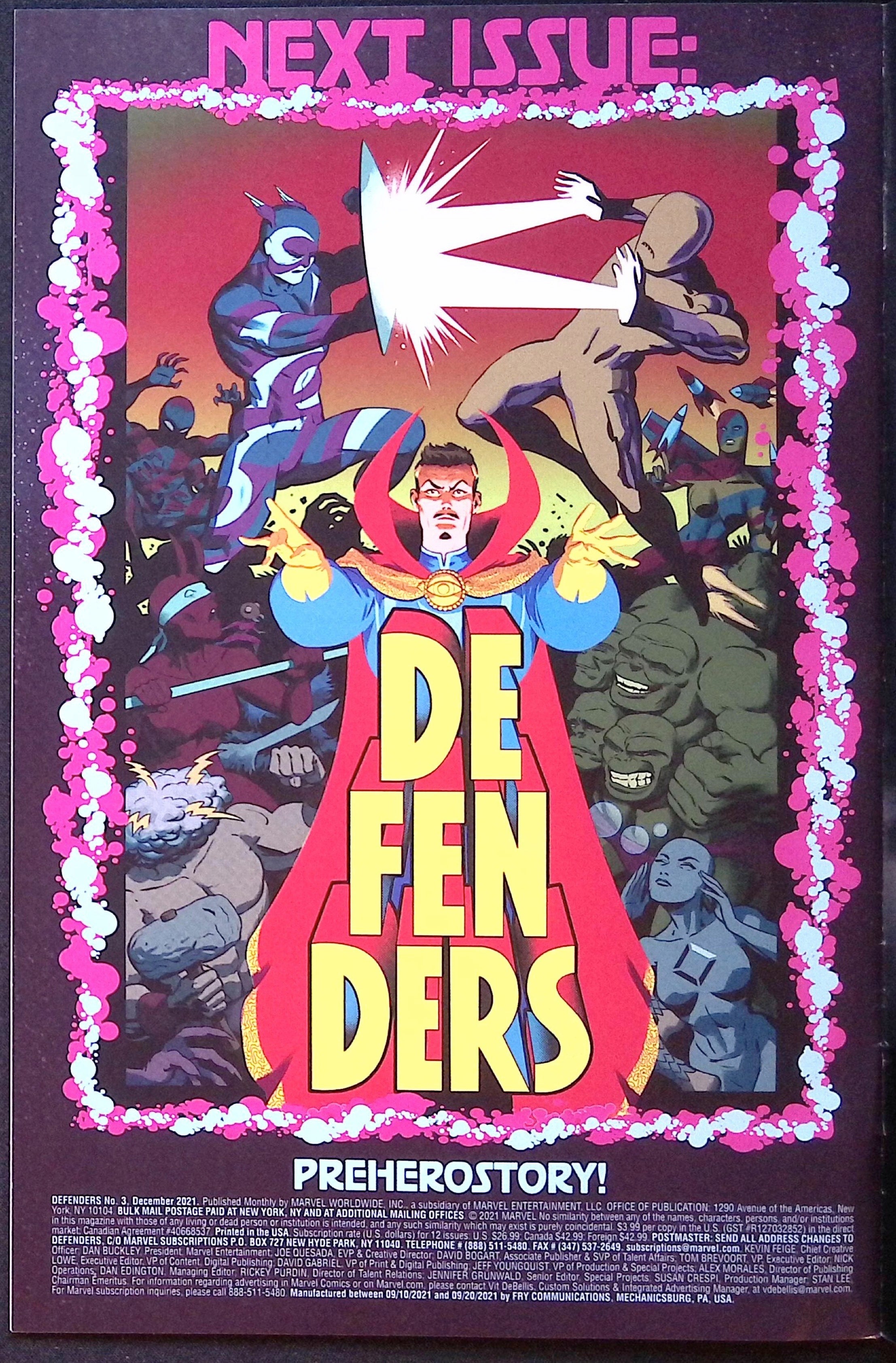 Defender # 3 Jusko Variant 2021 FN+