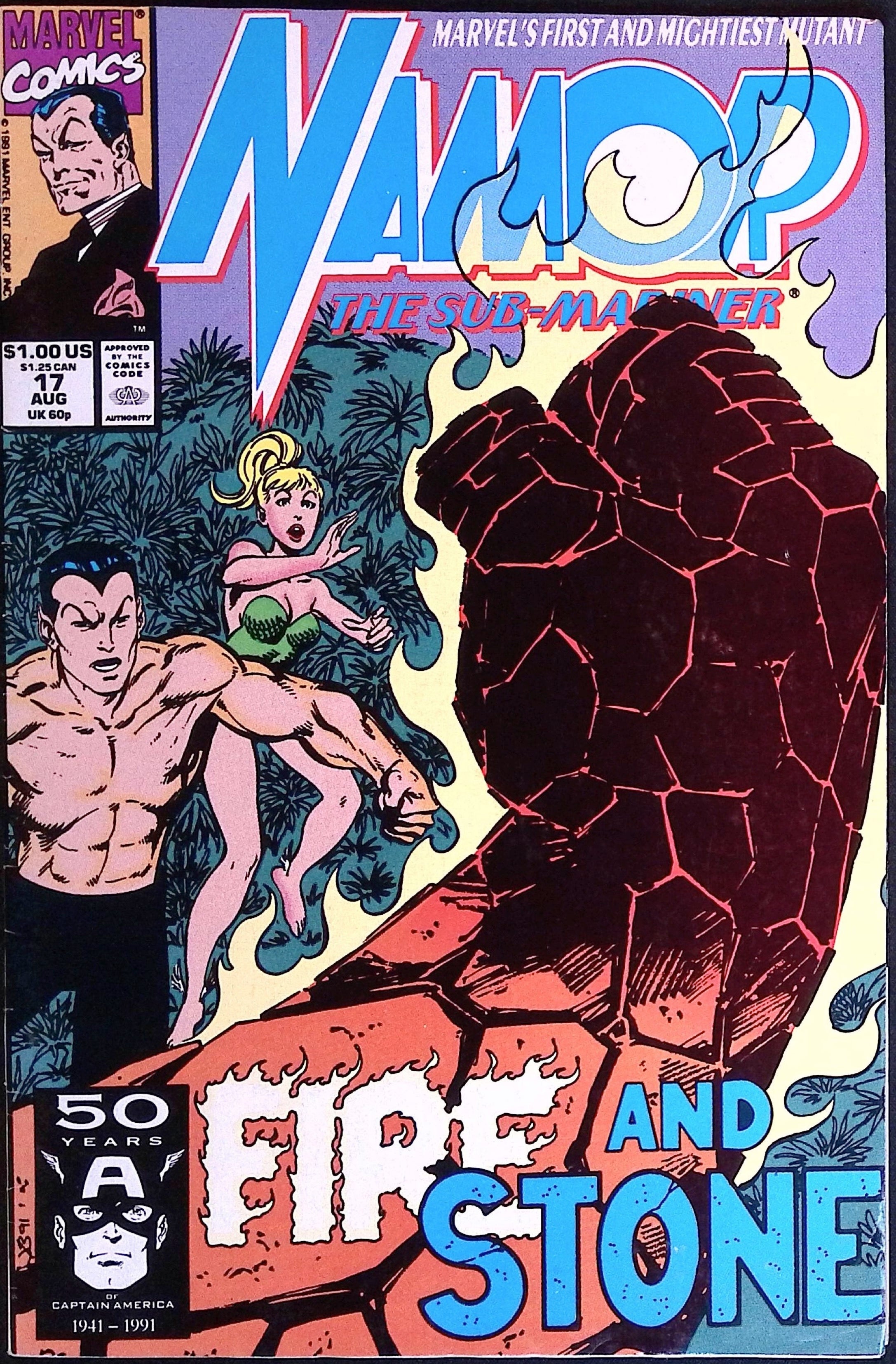 Namor, the Sub-Mariner # 17 1991 VF+